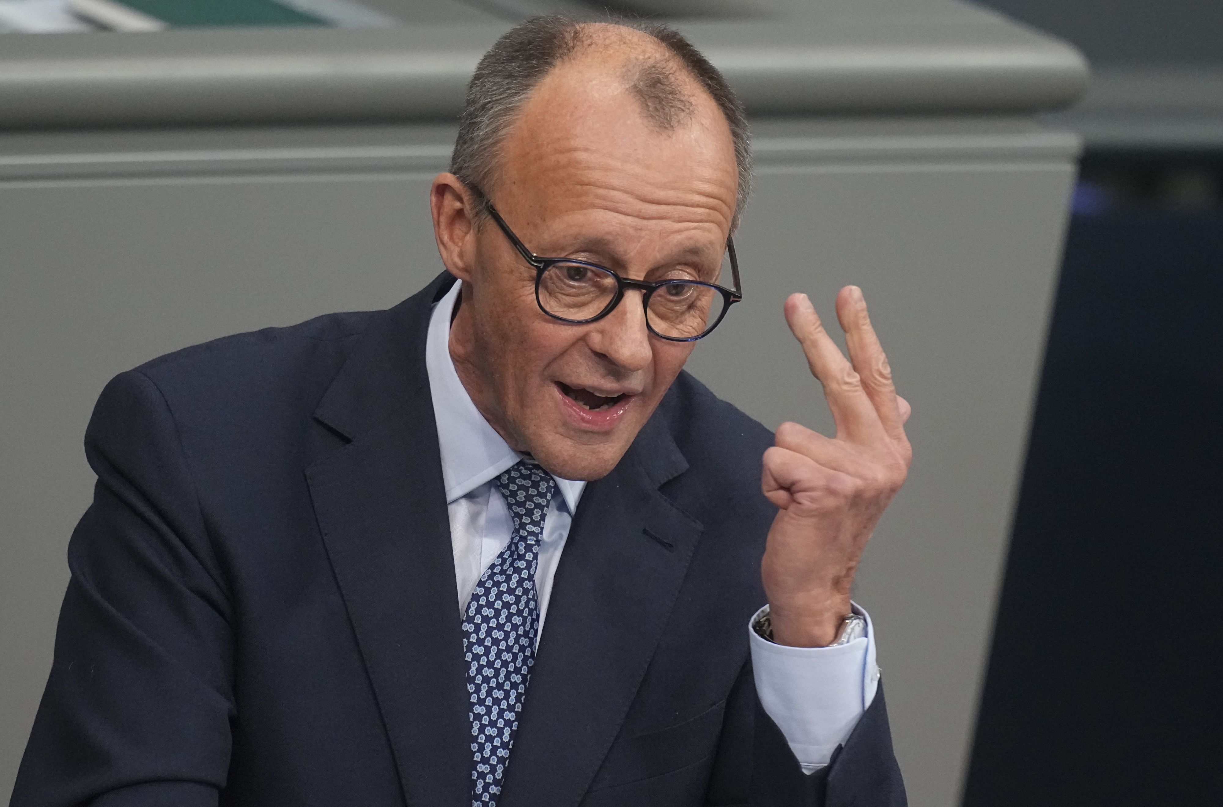 Friedrich Merz gelang es, die Mehrheit der Abgeordneten zu überzeugen.