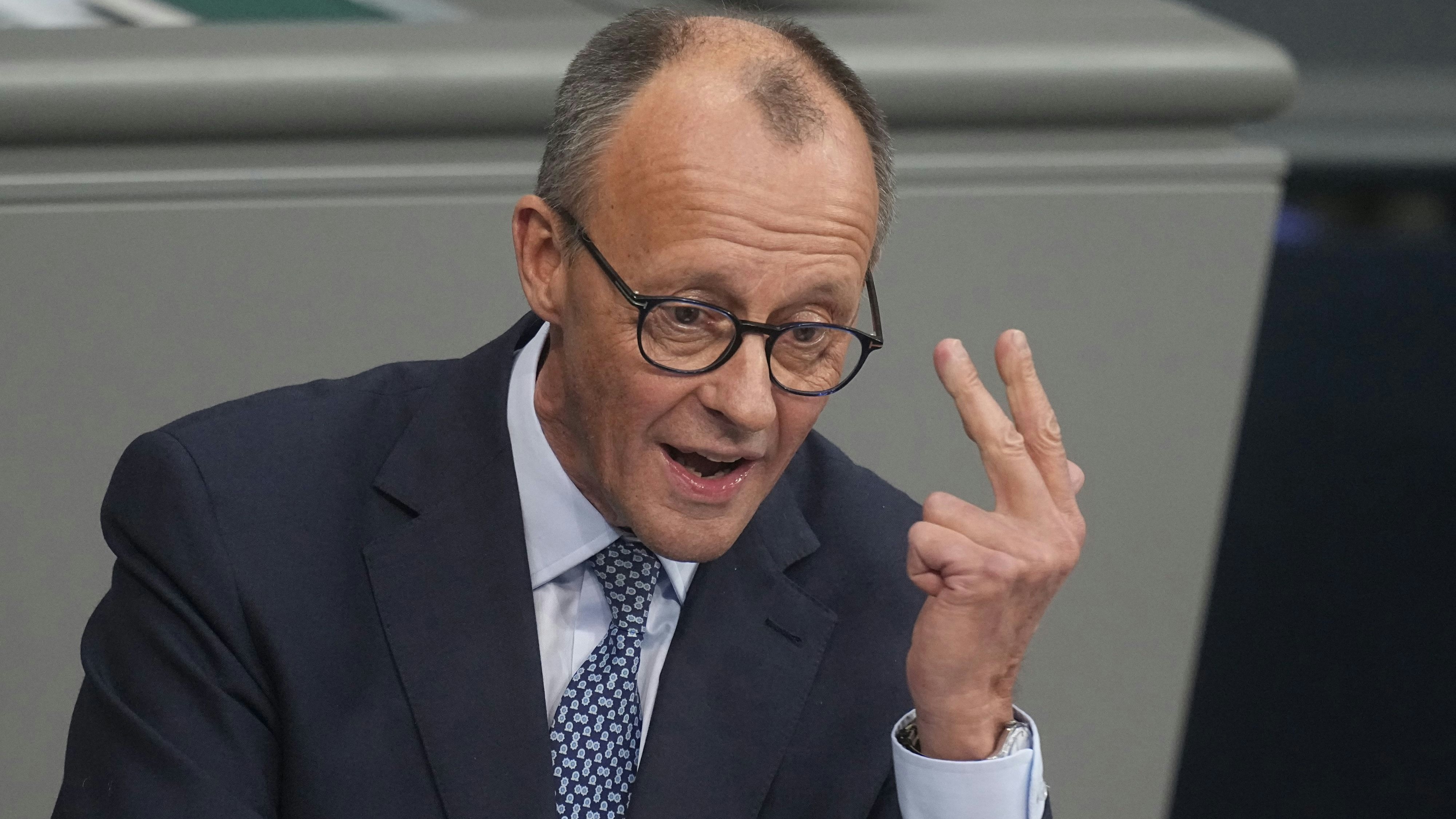 Friedrich Merz gelang es, die Mehrheit der Abgeordneten zu überzeugen.