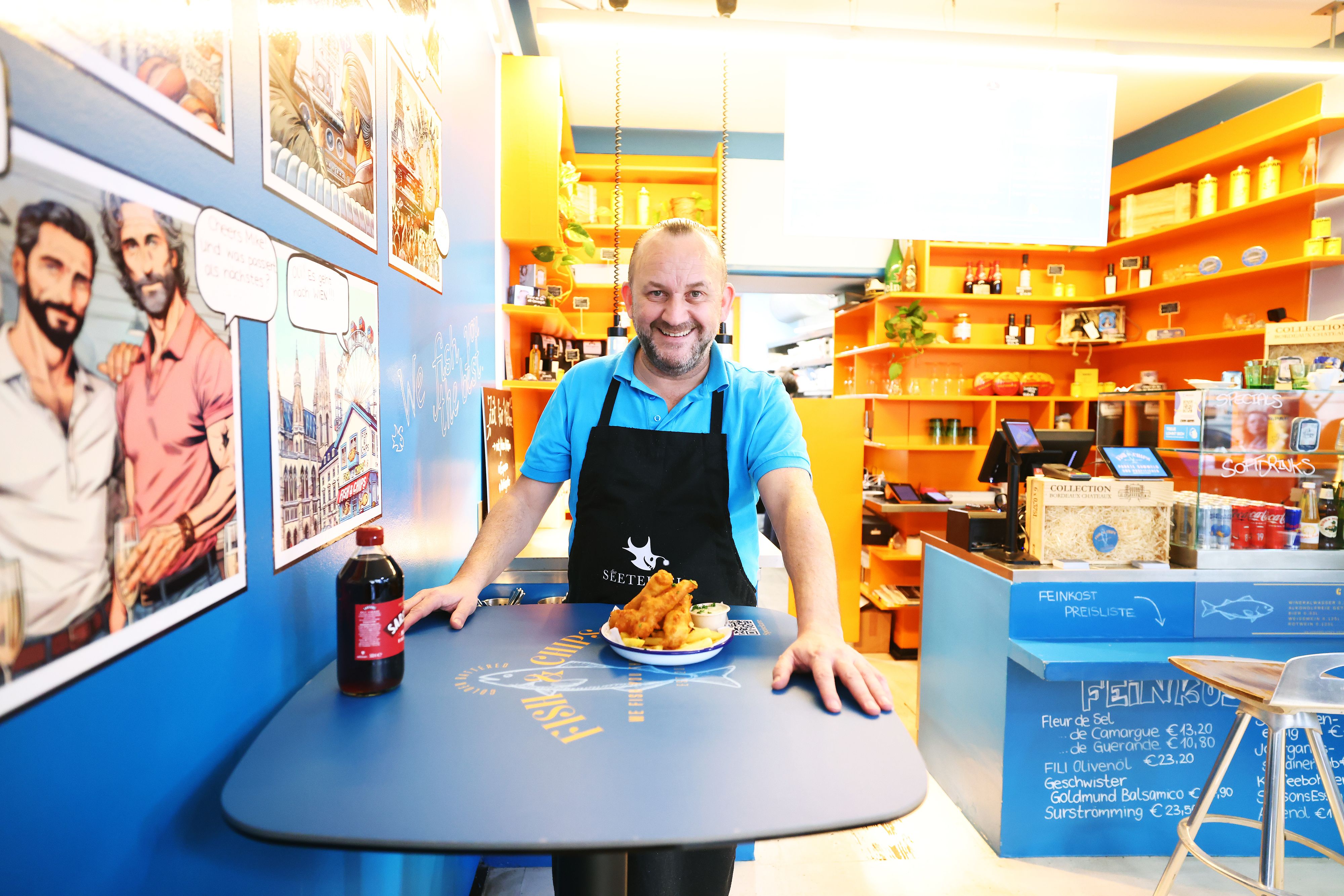 Betreiber Mike Öztürk aus dem Burgendland mit seinem Klassiker 