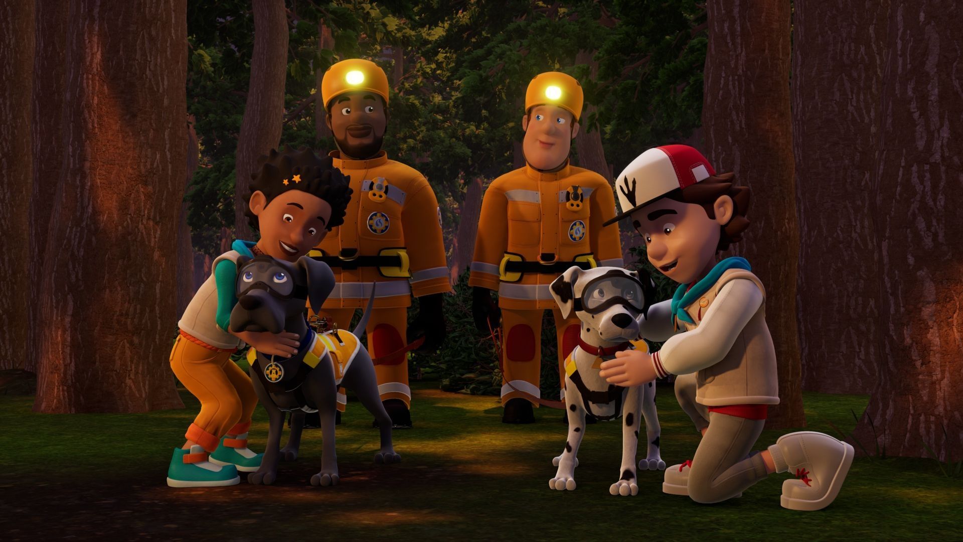 Feuerwehr Sam ist immer zur Stelle.