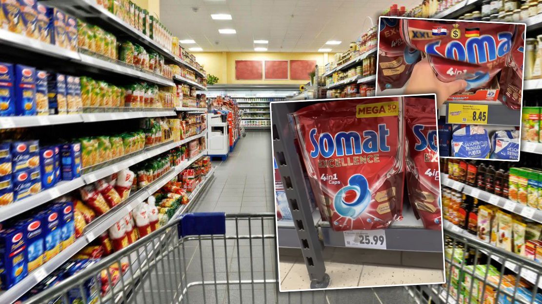 Ein kroatischer Influencer entdeckte kuriose Preisunterschiede in Deutschland und Kroatien.