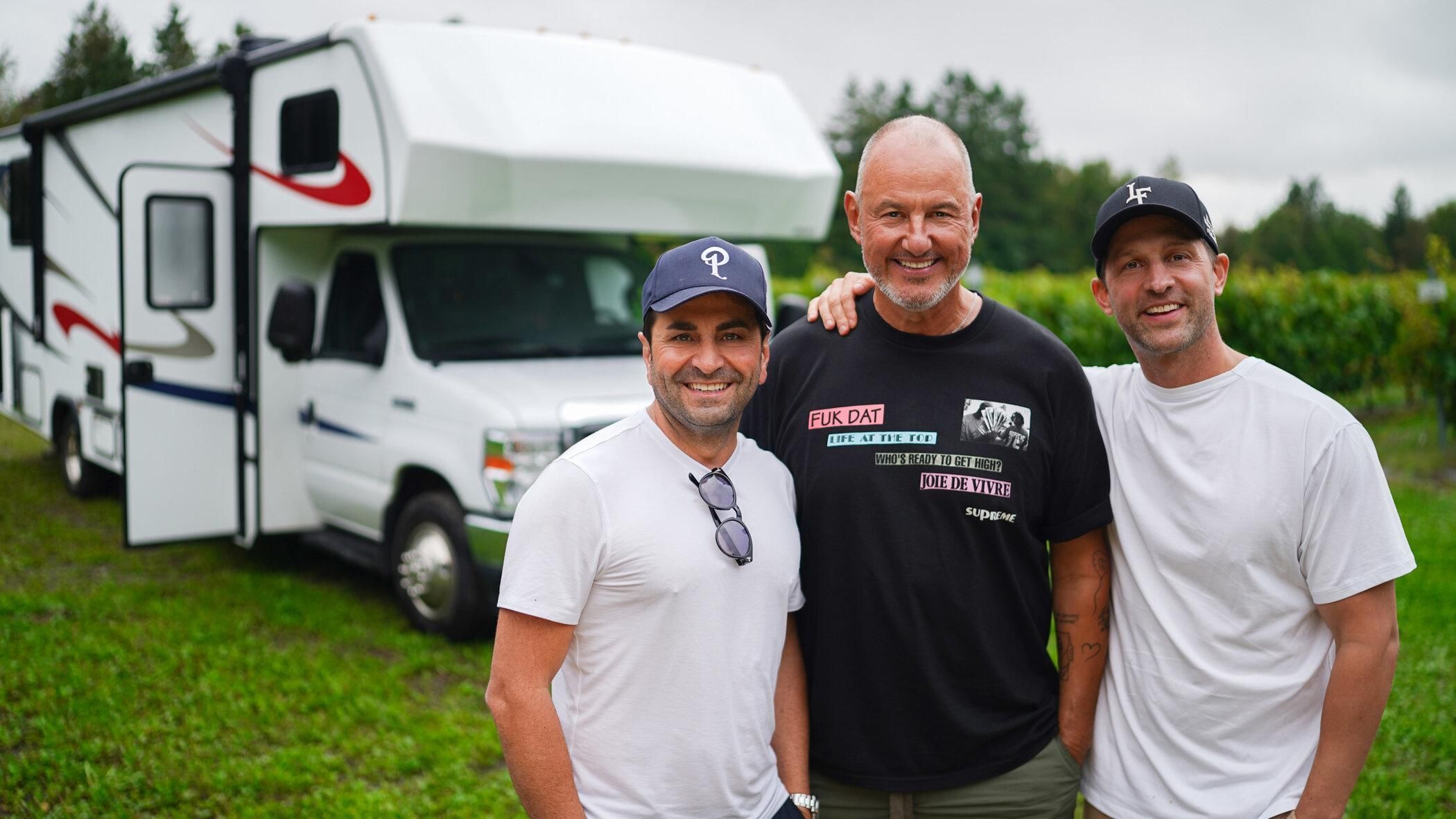 Ali Güngörmüş, Frank Rosin und Alexander Kumptner auf ihrem dritten Buddytrip 