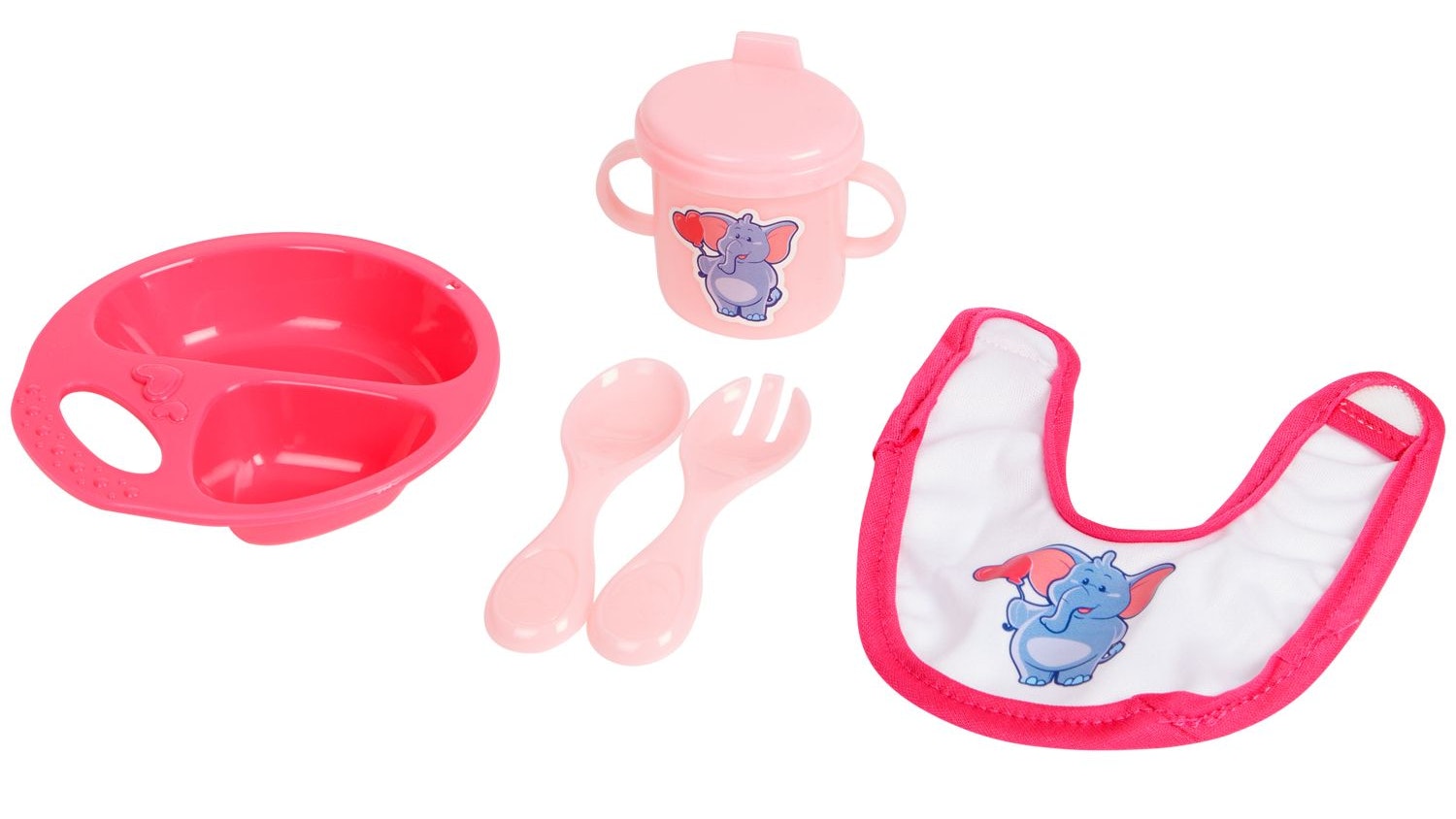 Dieses fünfteilige Fütterungsset für Babypuppen wird zurückgerufen.