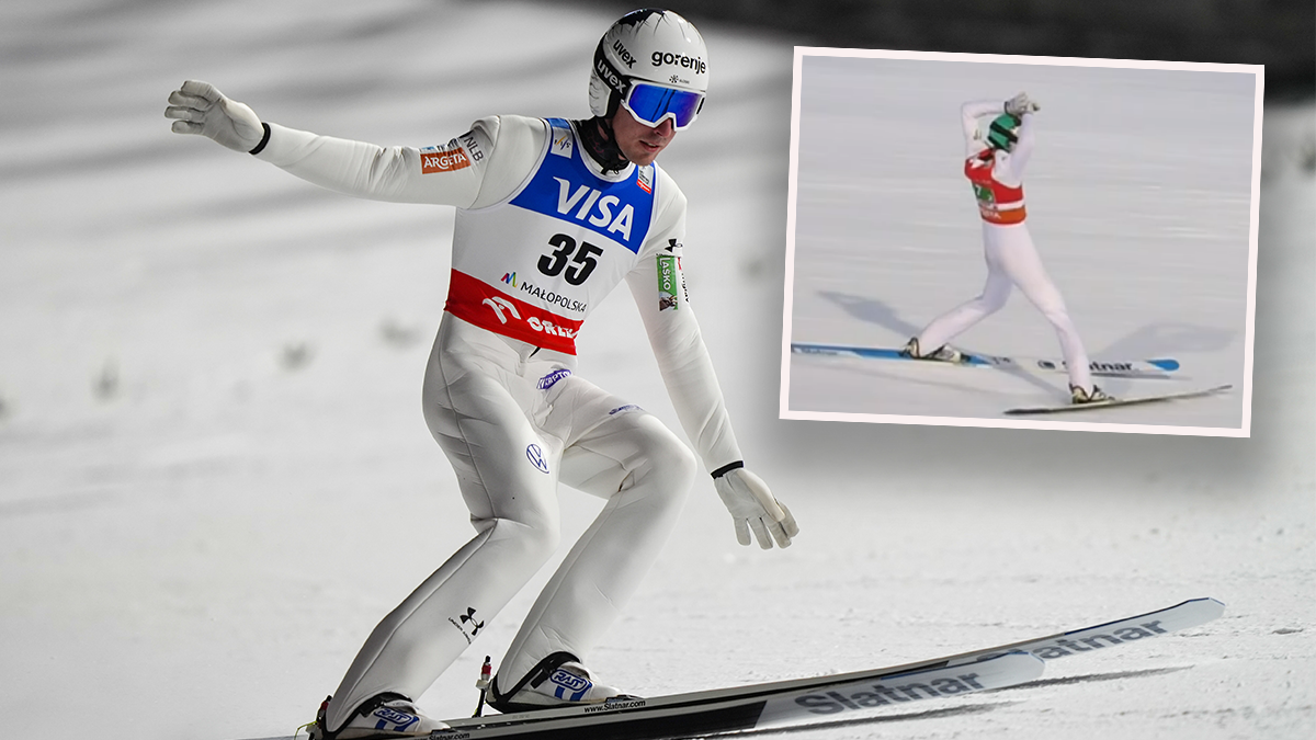 Der Slowene Timi Zajc wurde zuerst disqualifiziert, jubelte danach äußerst provokant. 