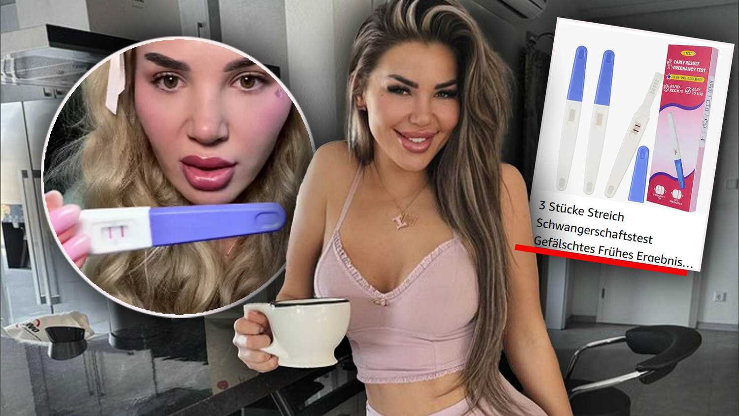 Nicht jeder kauft Kim Virginia ihre Schwangerschaft ab. 