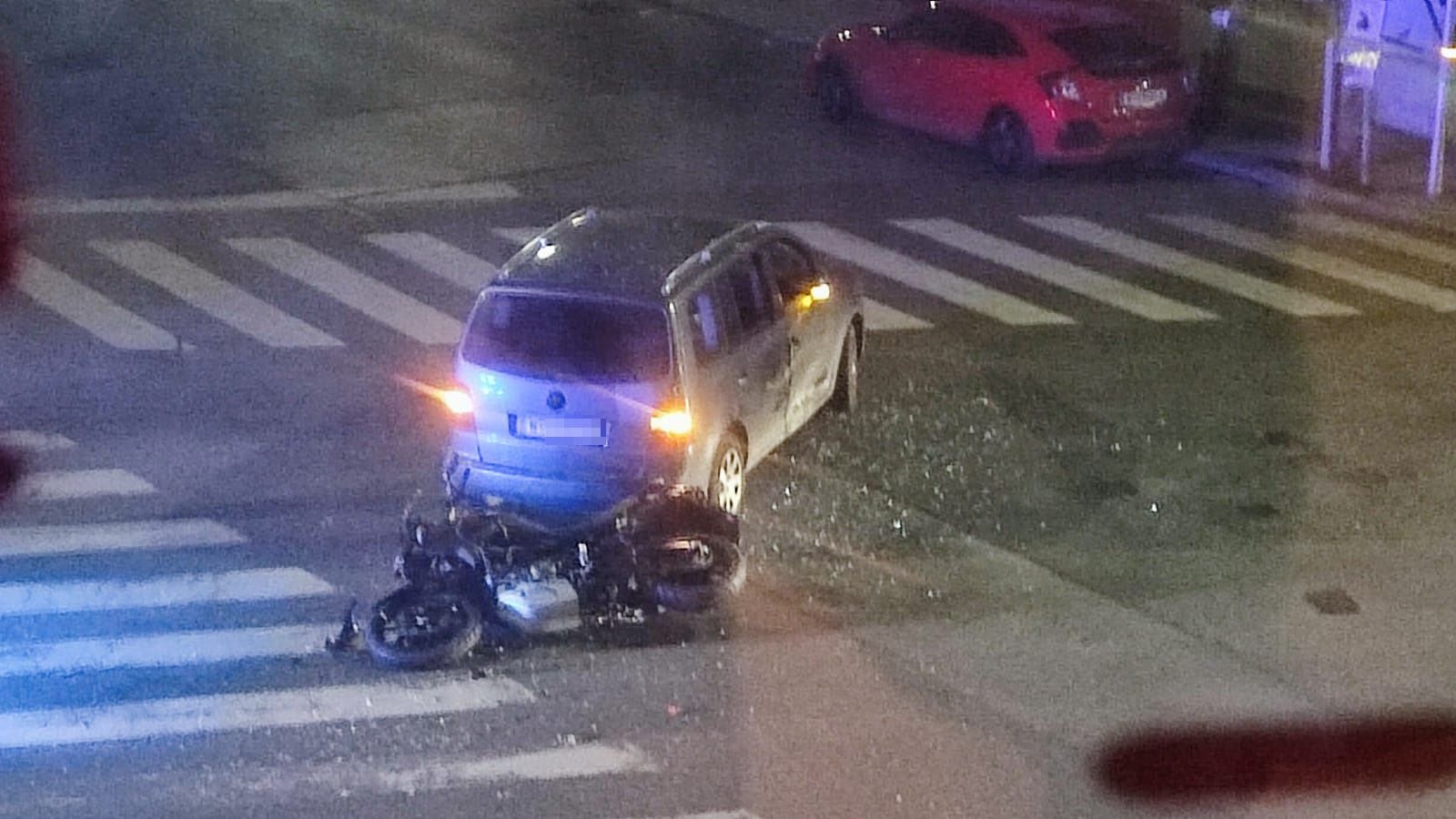 Crash auf der Breitenfurterstraße in Wien-Meidling