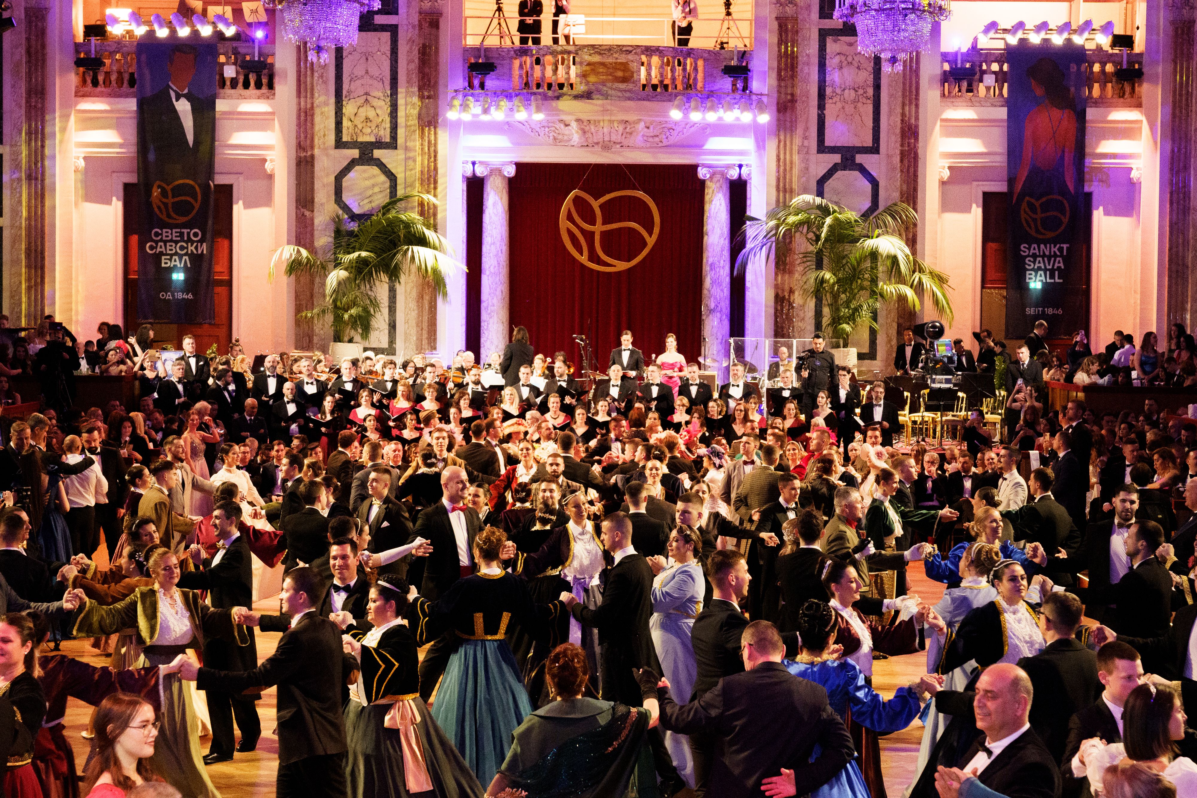 Zum 3. Mal fand der Sankt Sava Ball in den pompösen Sälen der Hofburg statt.