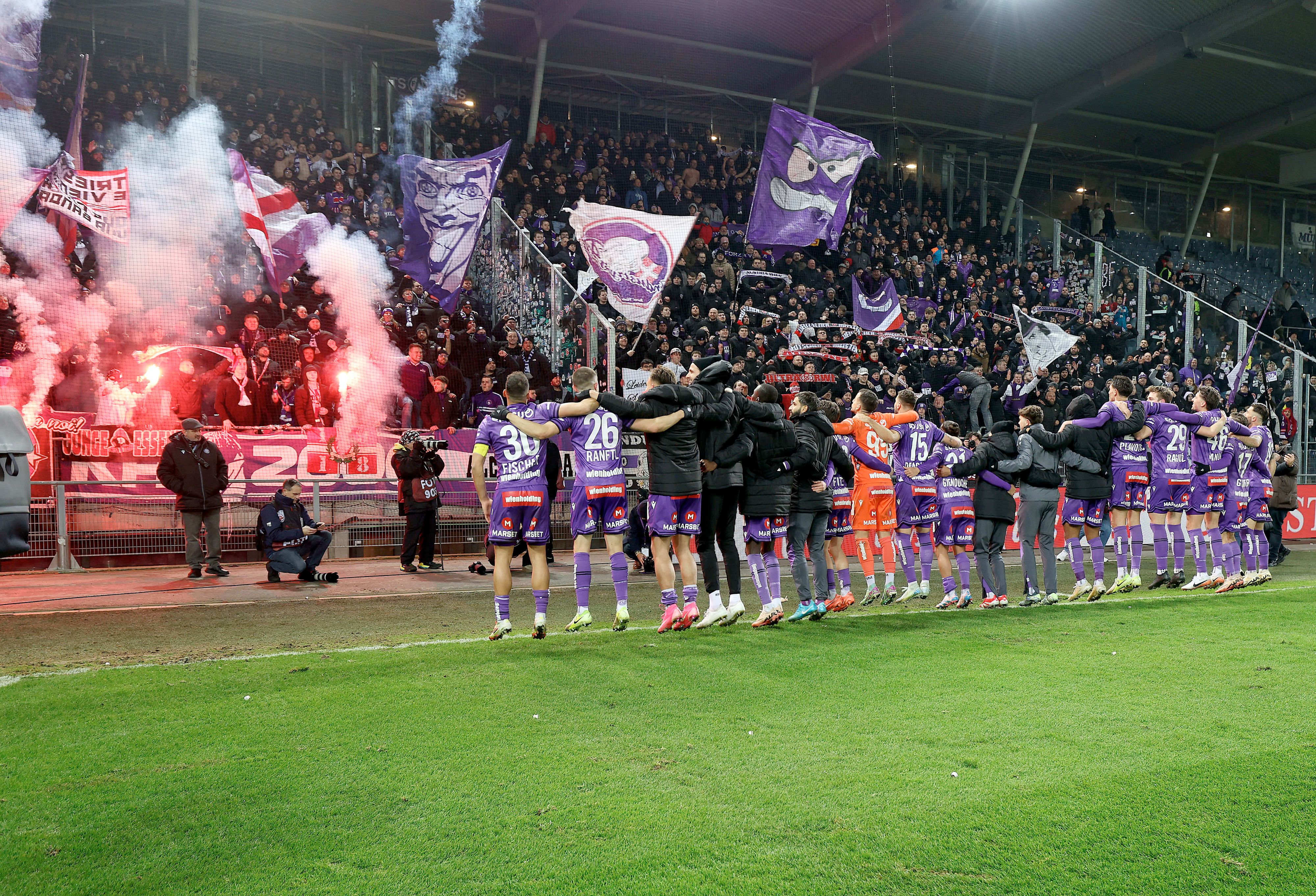 Die Austria hat allen Grund zum Jubeln.