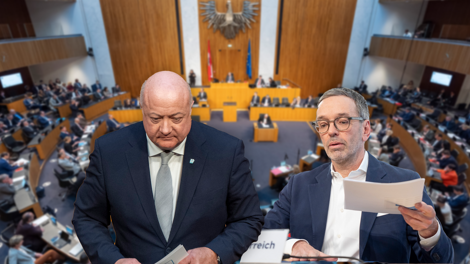 Eine Einigung bei der Ressortverteilung könnte den Weg für eine blau-schwarze Regierung ebnen.