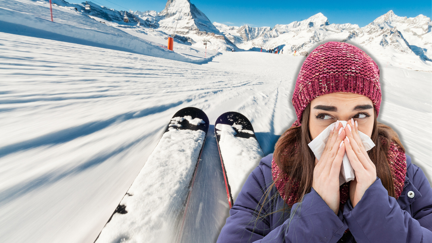 Blöd also, wenn einen genau jetzt im Semesterferienurlaub die Viren erwischen.