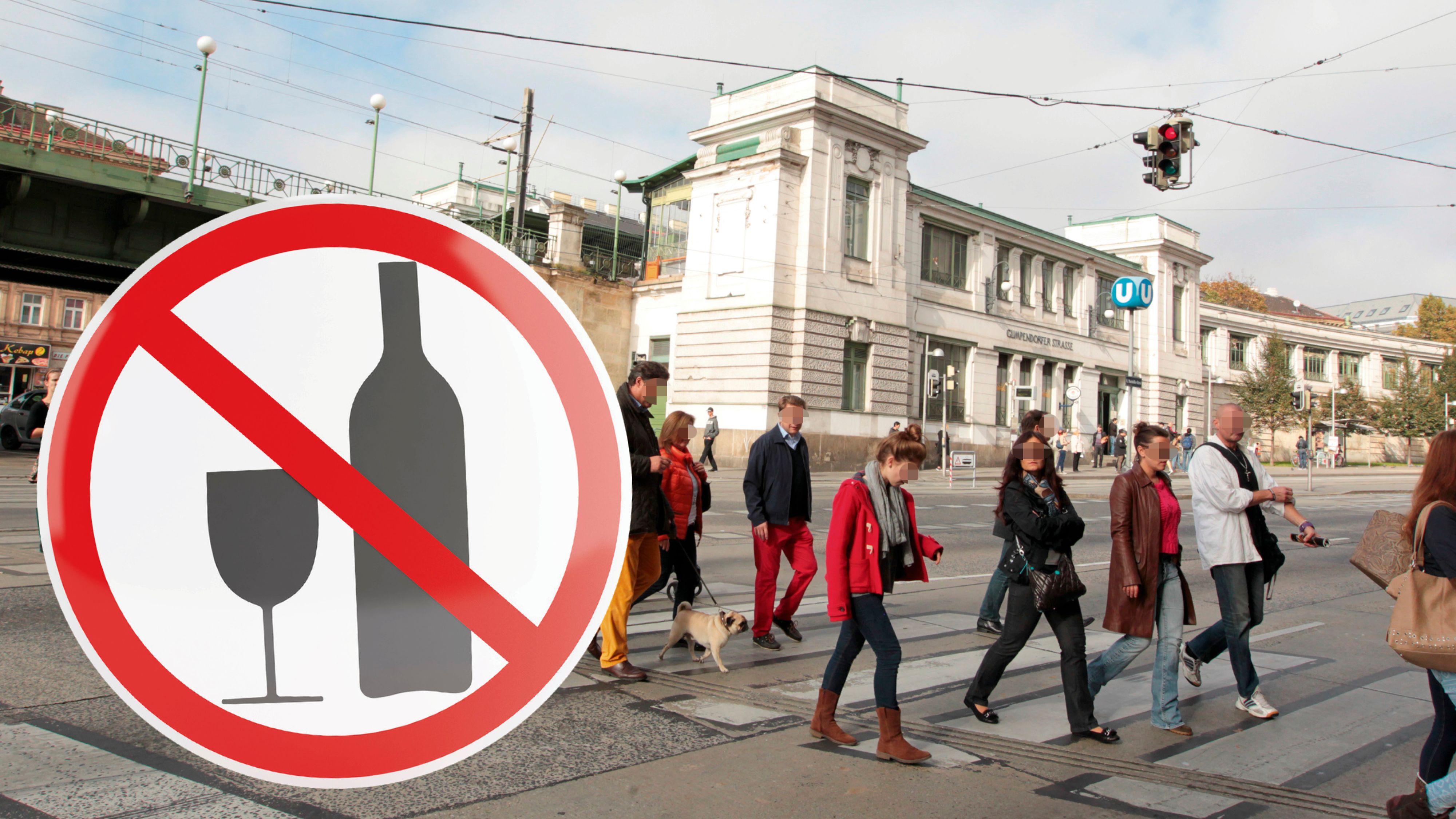 Die ÖVP fordert ein Alkoholverbot bei der U6 Gumpendorfer Straße.