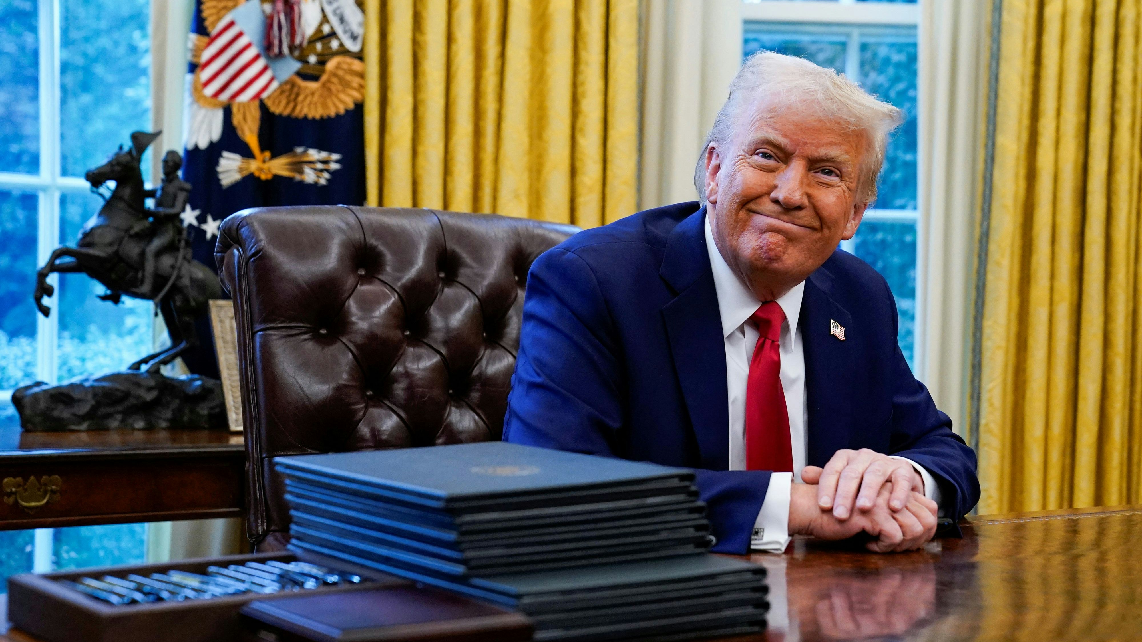 US-Präsident Donald Trump wird in New Orleans live vor Ort sein. 