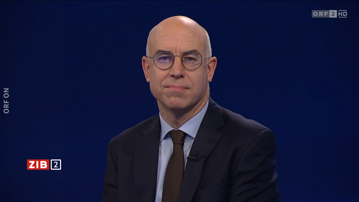 Gabriel Felbermayr, Direktor des Wirtschaftsforschungsinstituts (WIFO), in der ORF-"ZIB2".