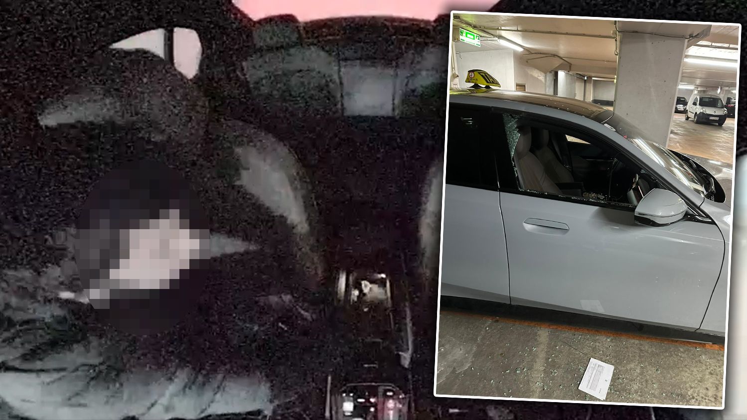 Während Unbekannte in seinen BMW einbrachen, war Leser Atakan ans Bett gefesselt.