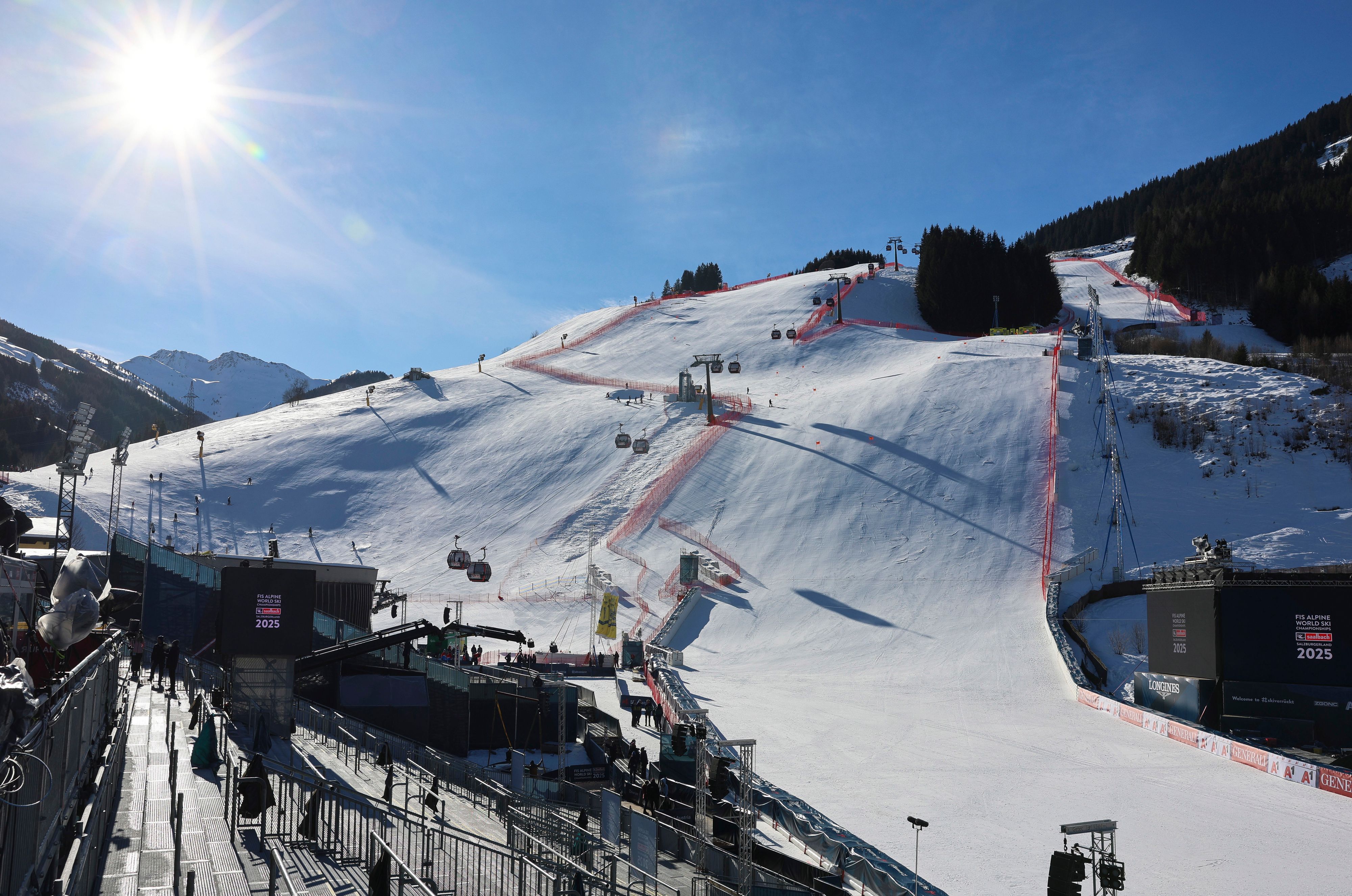 Die Ski-WM findet in Saalbach statt.