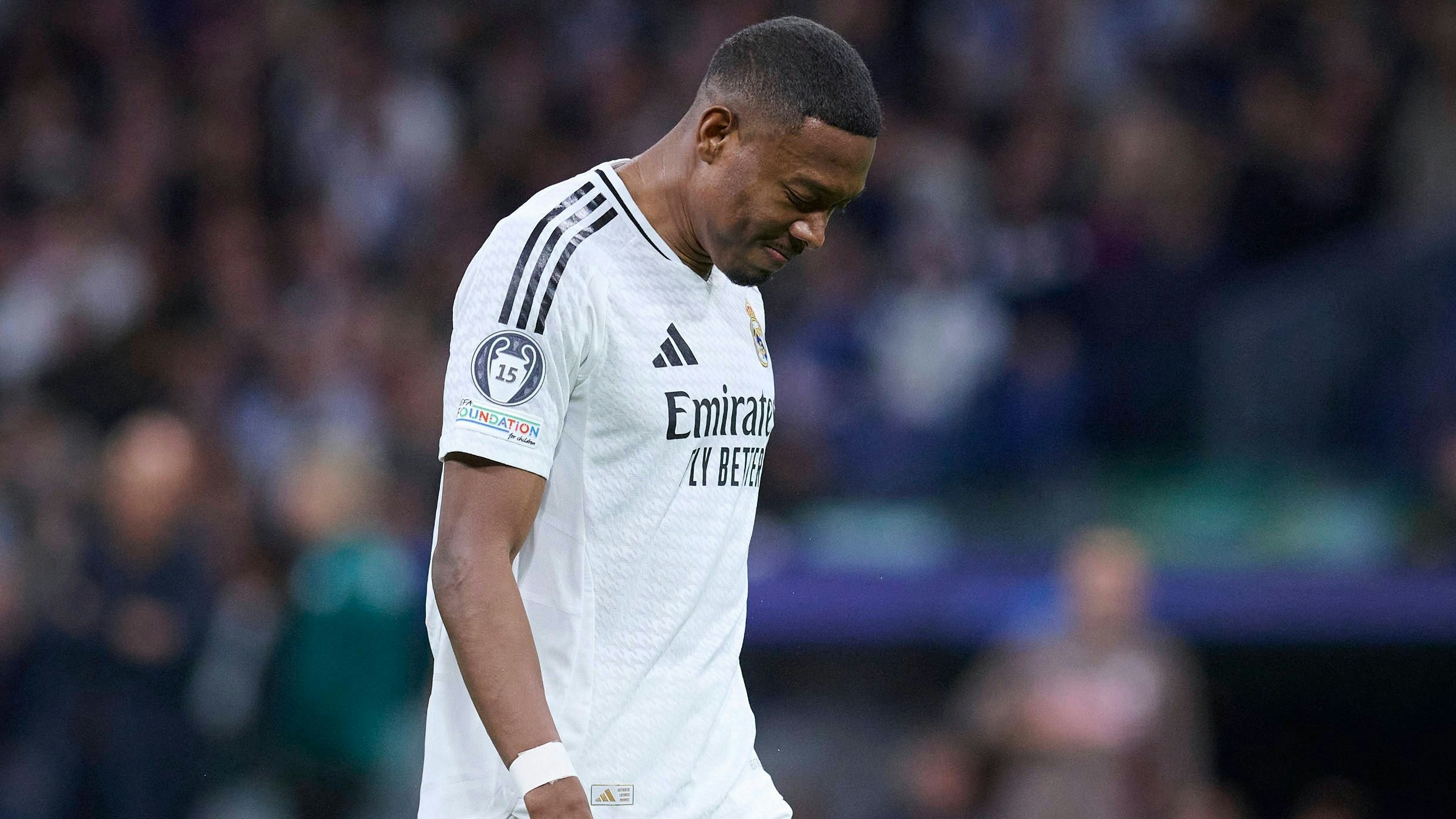 Real Madrid CF s David Alaba during Champions League 2024/2025 match. January 22,2025. 20250122137