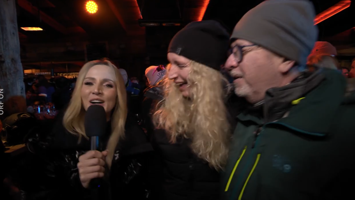 Melissa Naschenweng mischte sich unter Partyvolk.