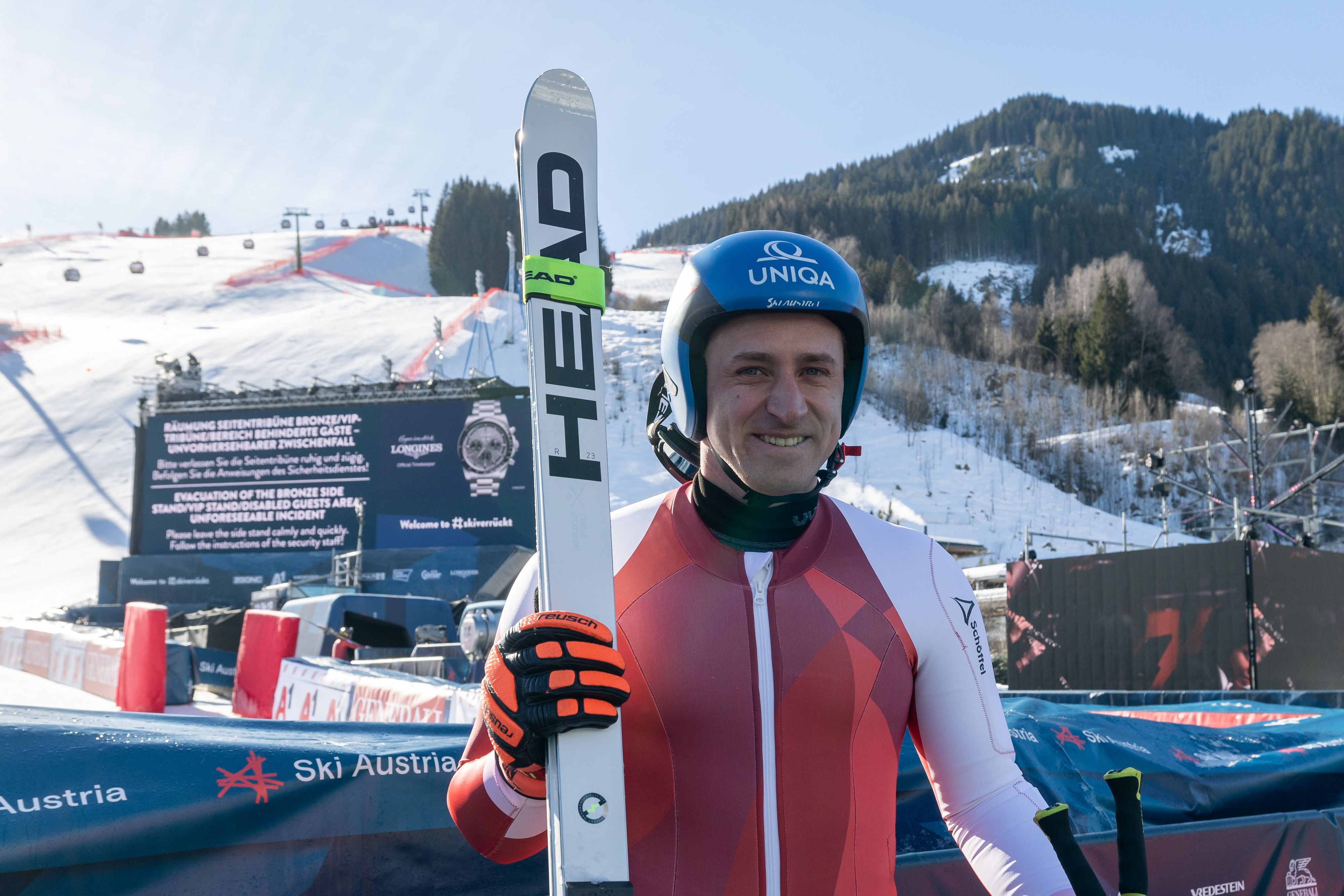 Matthias Mayer ist bei der WM als Vorläufer im Einsatz.