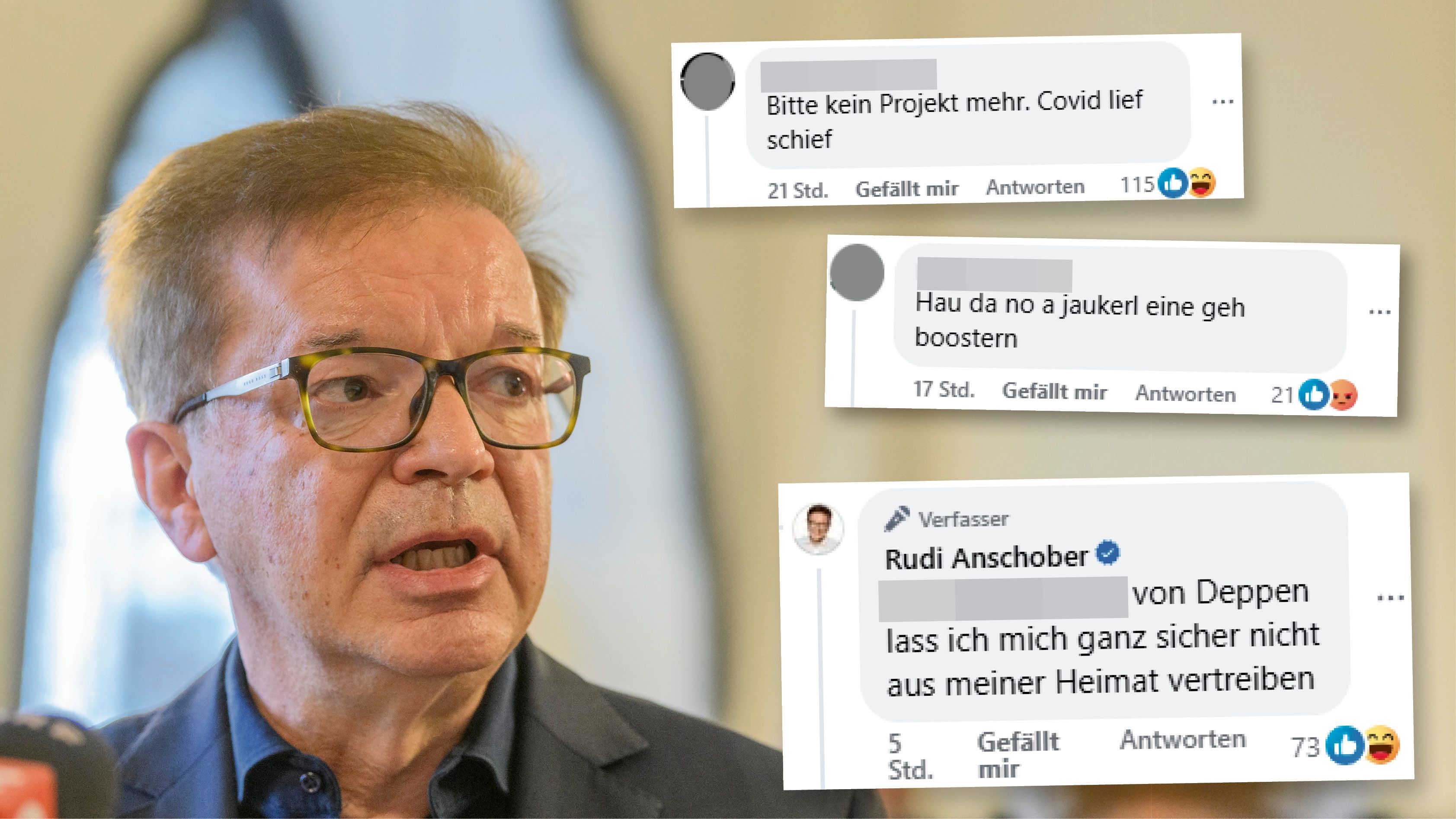 Ließ die Angriffe nicht auf sich sitzen: der frühere Gesundheitsminister Rudi Anschober (Grüne).