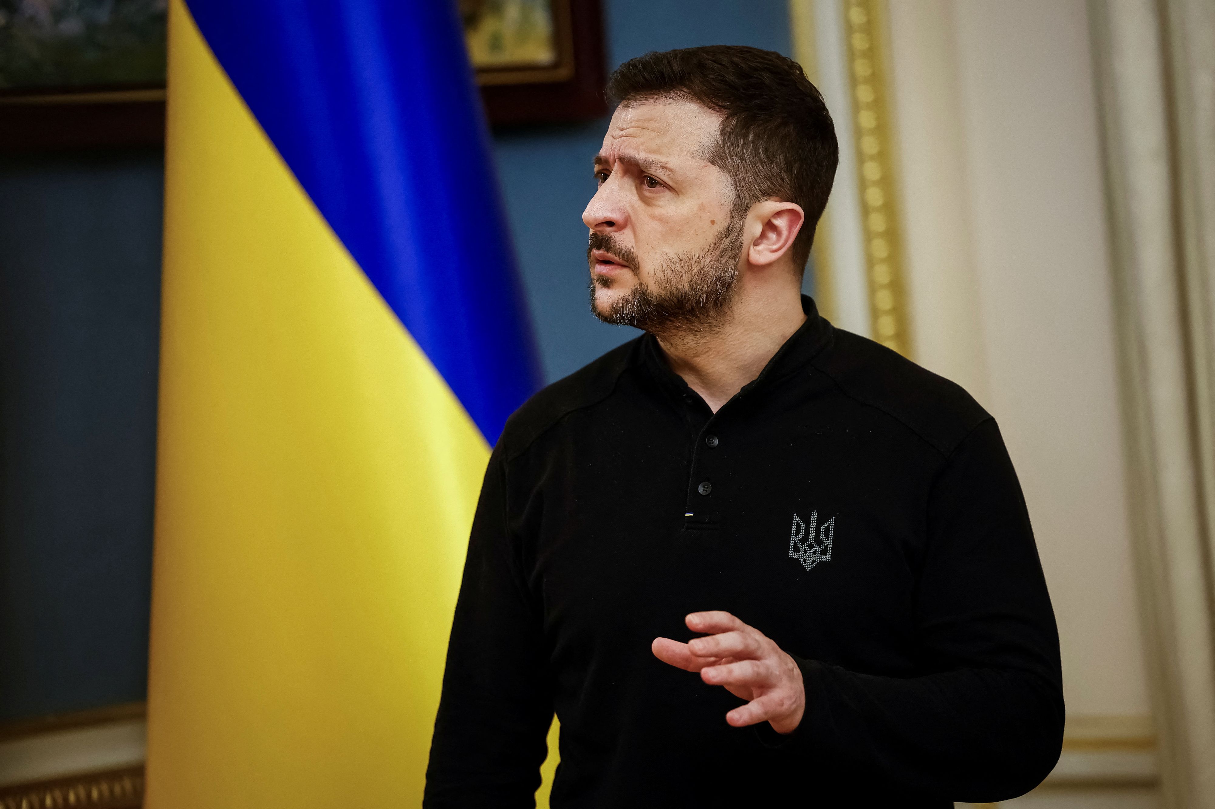 Ukrainischer Präsident Wolodimir Selenski am 4. Februar 2025 in Kiew.