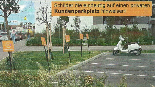 Wer hier parkt, könnte bald Post bekommen.