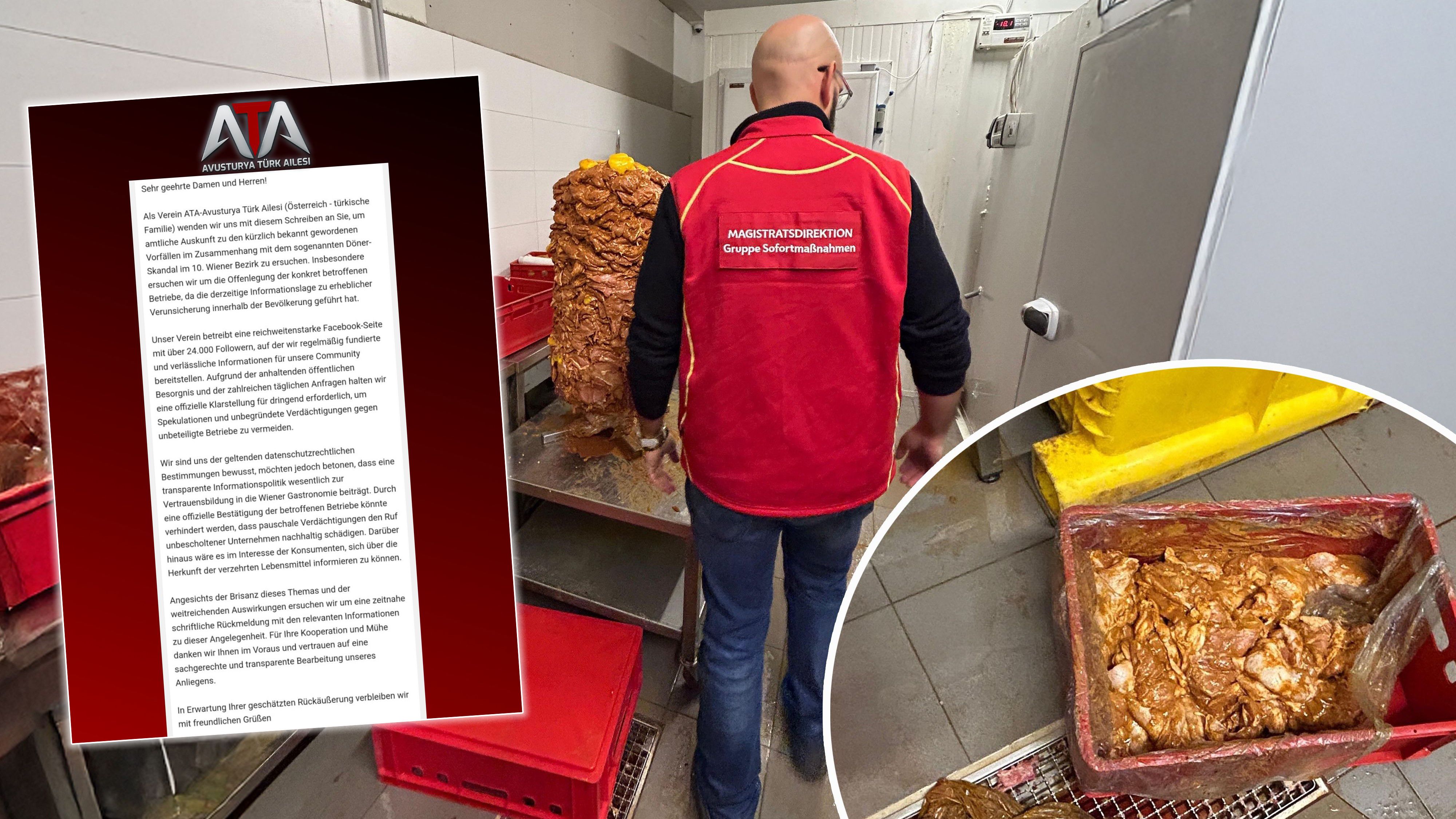 Ungekühltes Fleisch wurde auf dem Boden gelagert. Die türkische Community fordert nun Antworten zum Döner-Skandal.