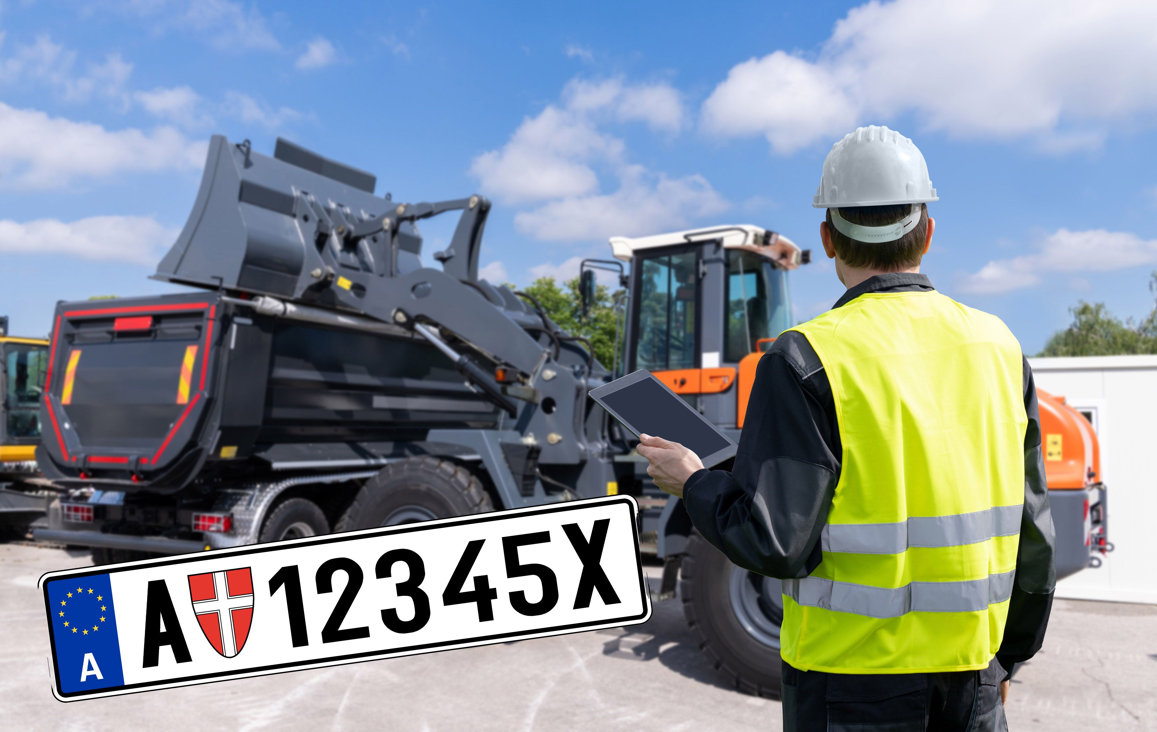 Der Bau-Unternehmer muss nun ohne Wunsch-Kennzeichen K-K14 auskommen (Symbolbilder).