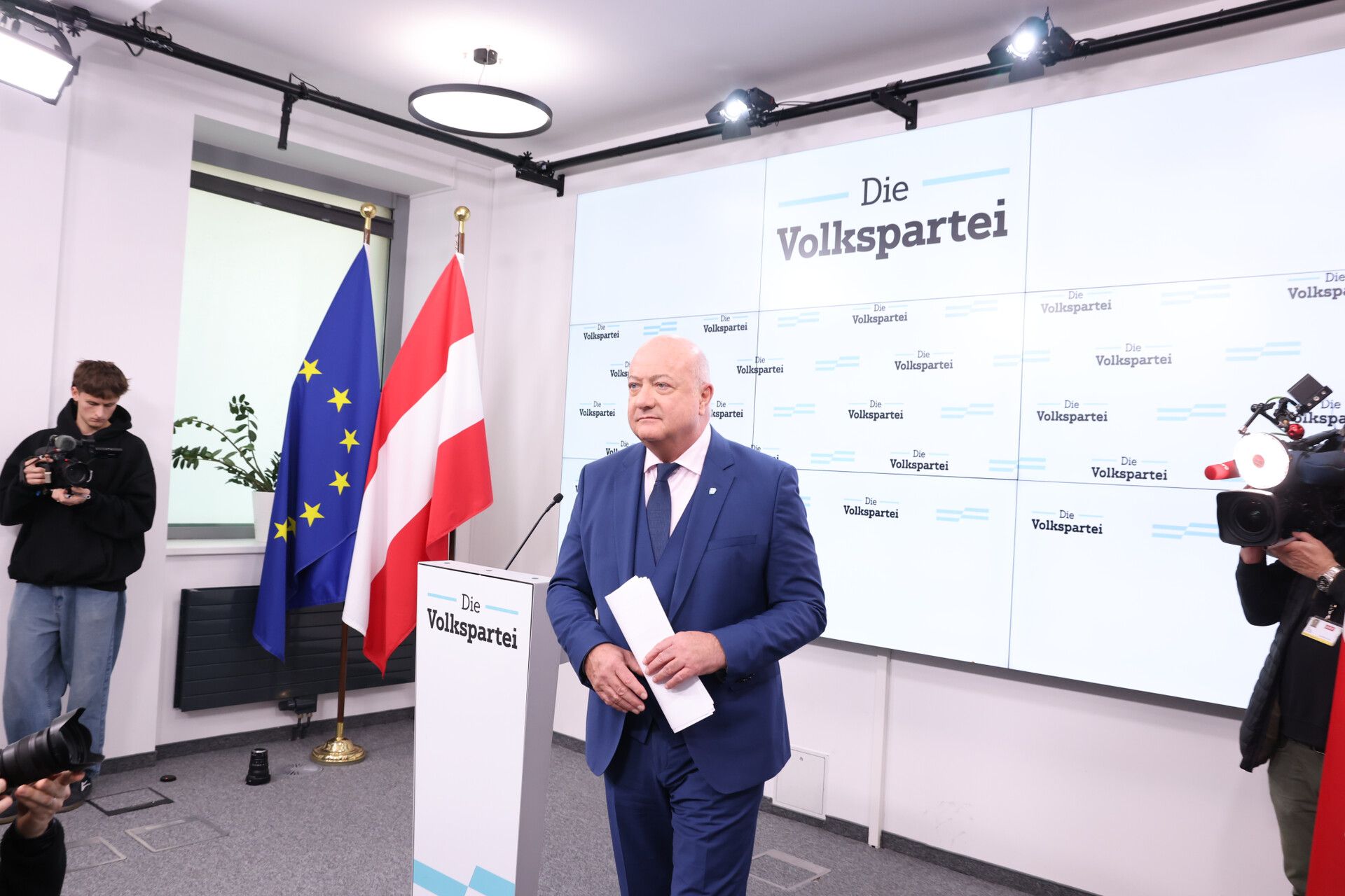 ÖVP-Parteiobmann Christian Stocker ist der Chefverhandler der Volkspartei.