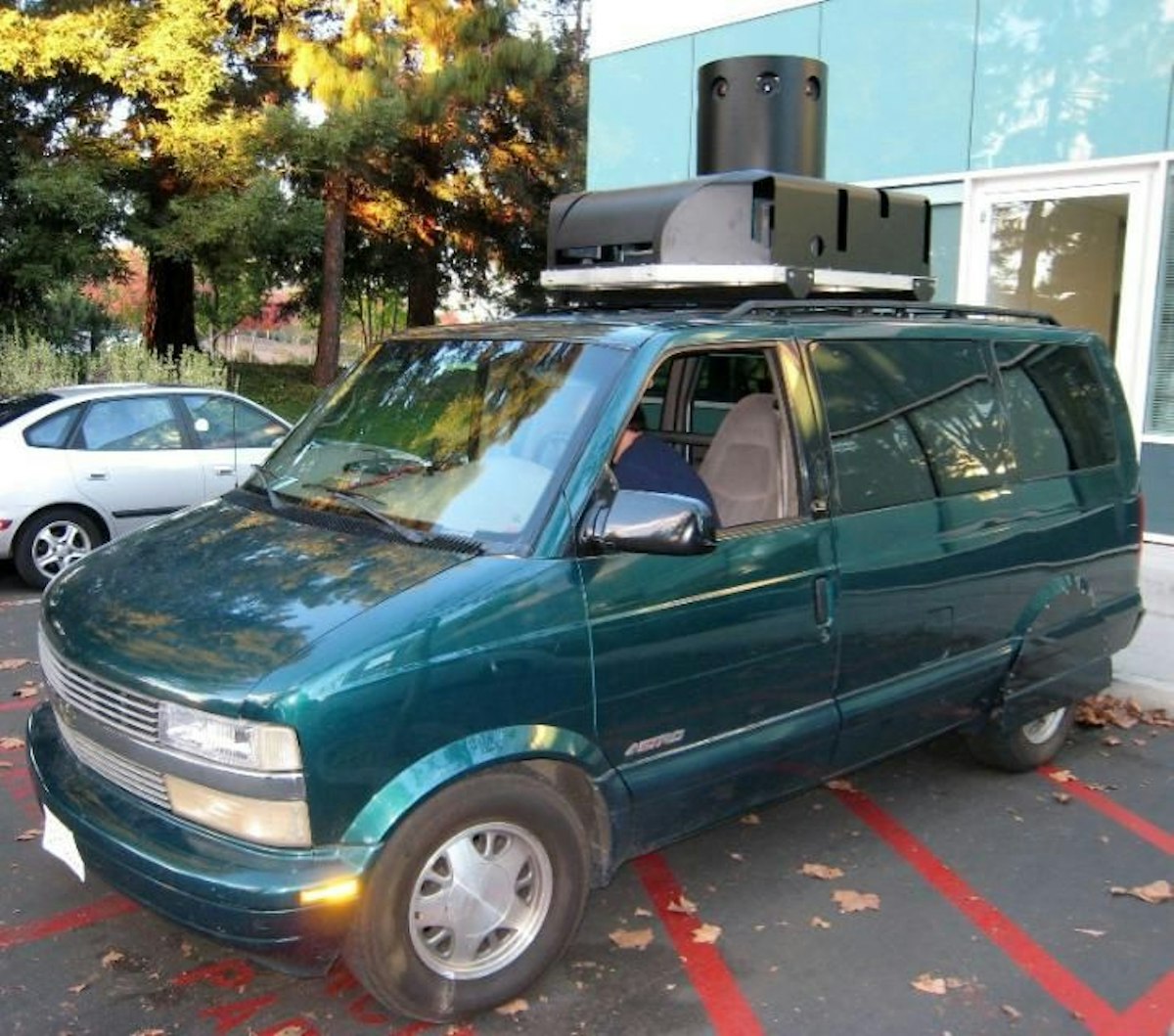 2007: Der erste Street View Van von Google