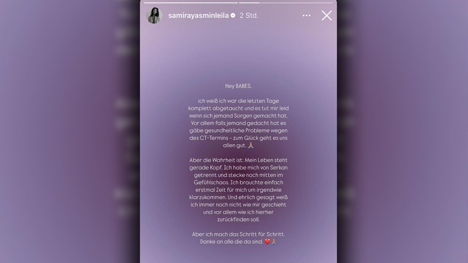 Die Instagram-Story traf die Fans wie ein Schlag. Was ist vorgefallen?