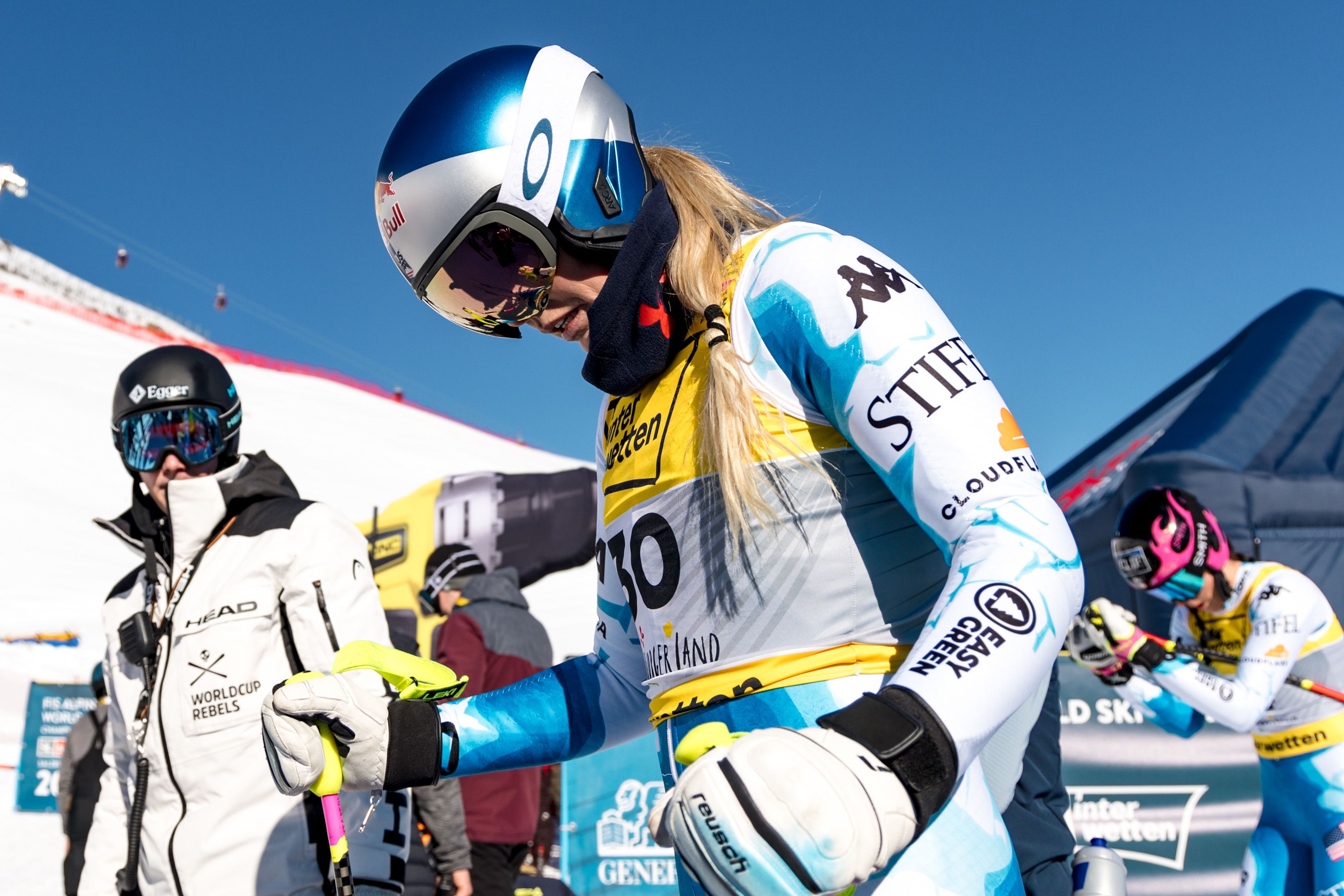 Ski-Ass Lindsey Vonn ist im WM-Super-G früh ausgeschieden. 