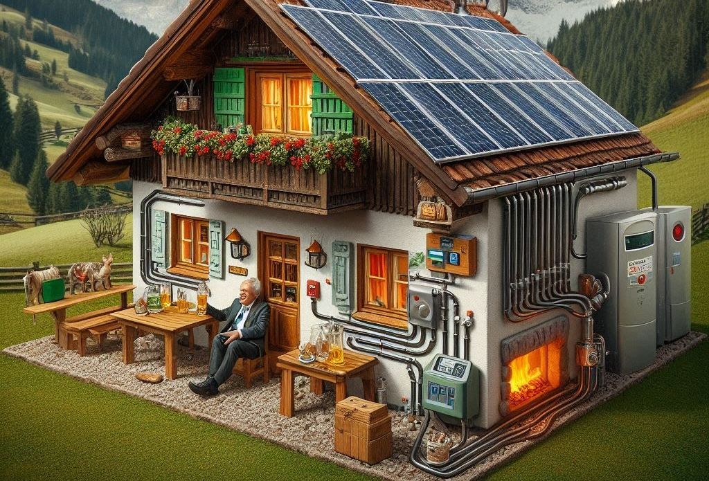 So stellt sich die KI den Umstieg auf klimafreundliche Heizsysteme in Österreich vor.