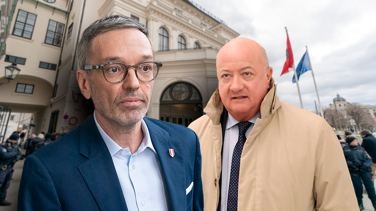Herbert Kickl und Christian Stocker haben nach ihrem Rapport in der Hofburg die Koalitionsgespräche wieder aufgenommen.