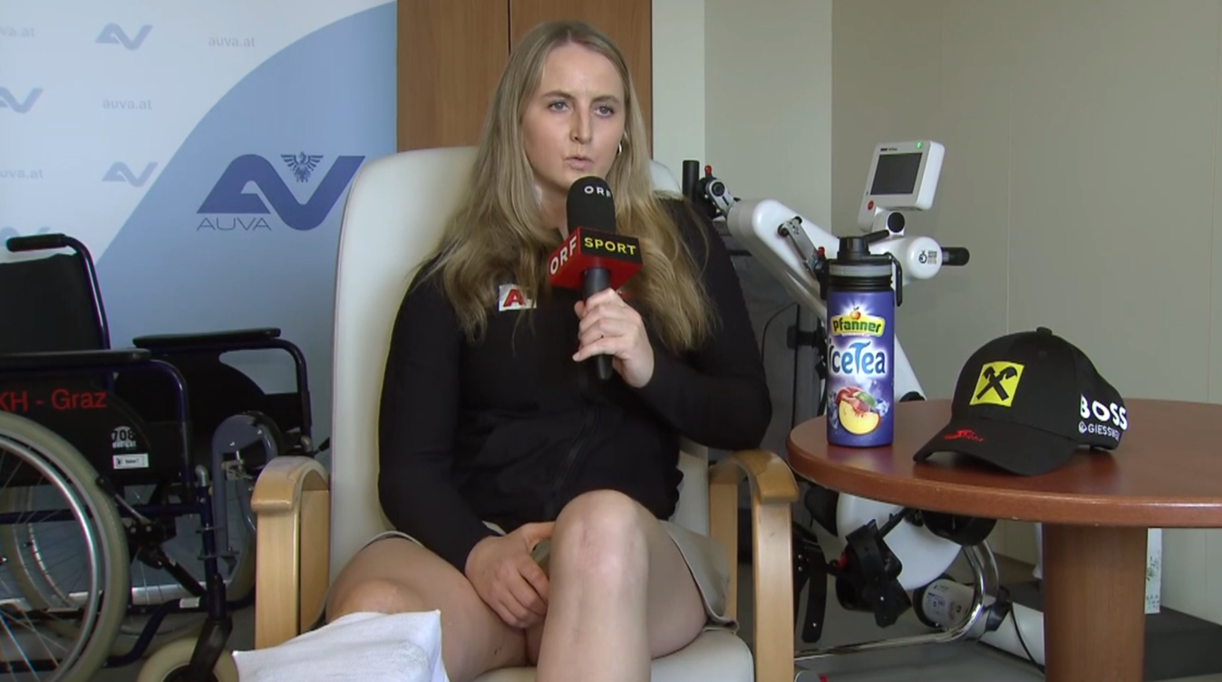 Nina Ortlieb gibt ihr ersten Interview nach der Operation.