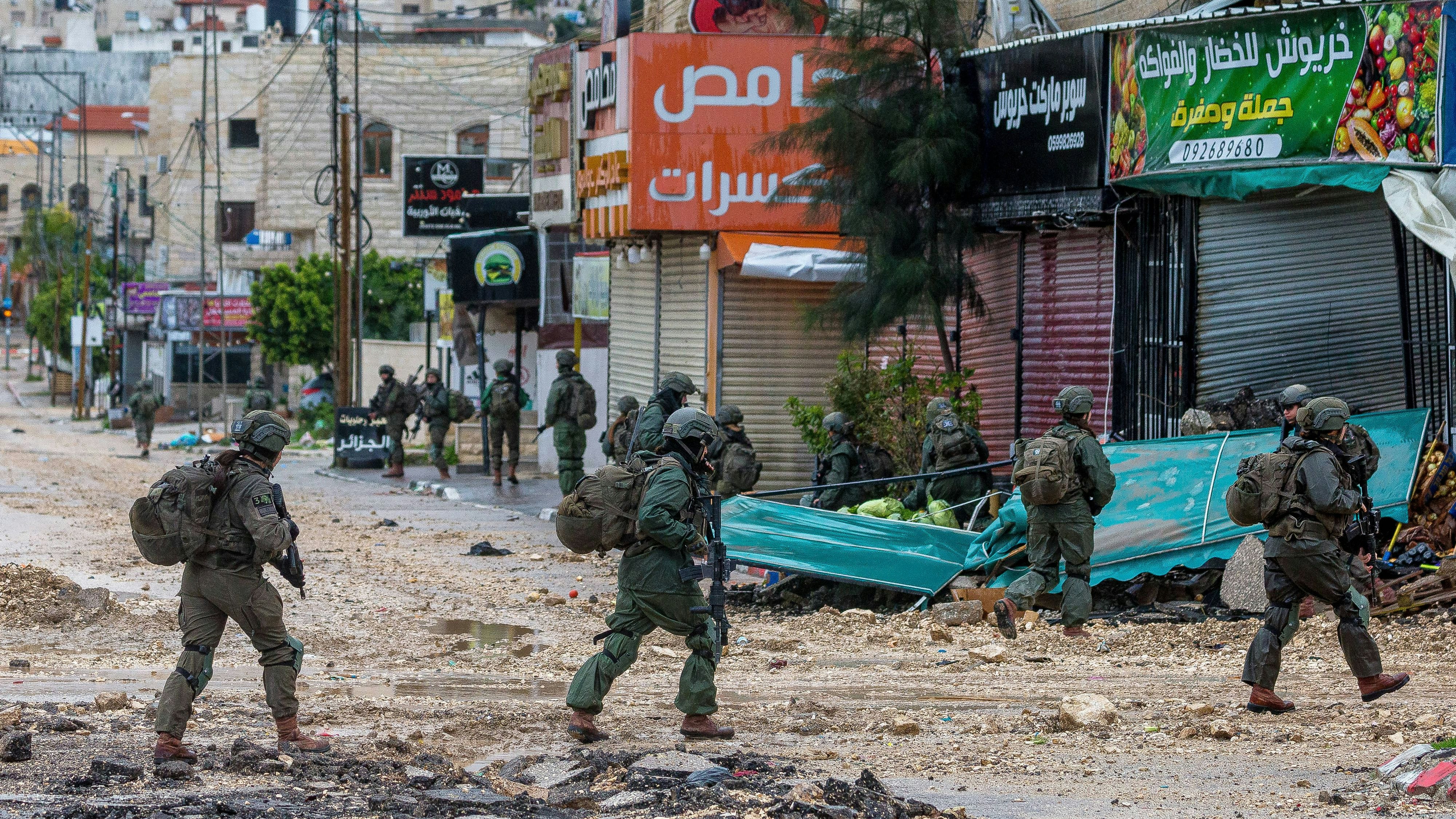 Israelischer Militäreinsatz im Westjordanland am 6. Februar 2025.