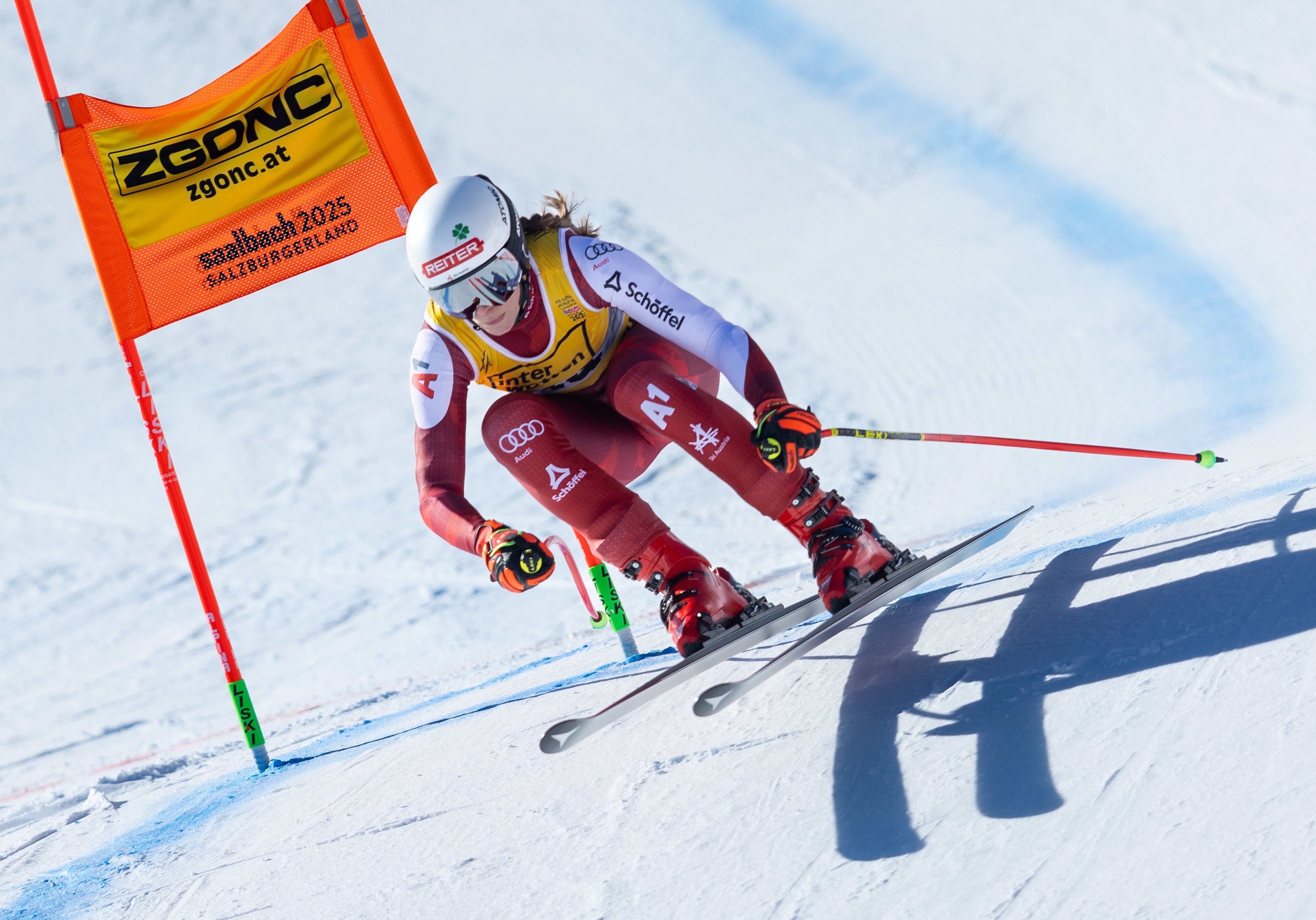ÖSV-Ass Mirjam Puchner präsentierte sich im Abschlusstraining wieder stark. 