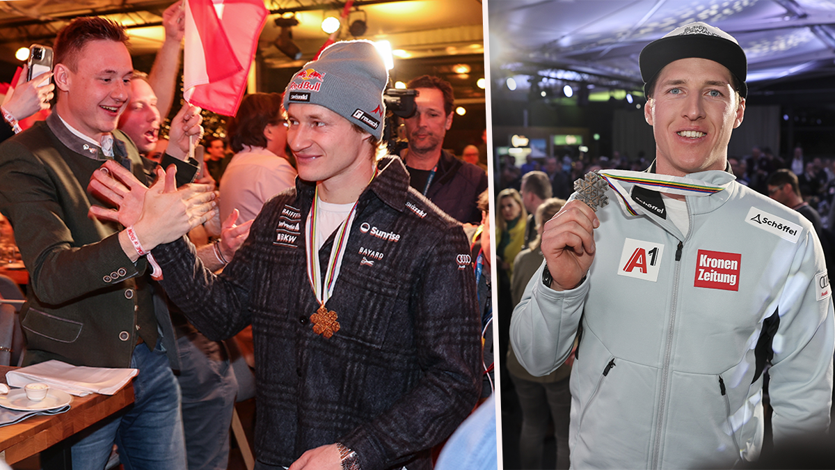 Raphael Haaser feierte die Silbermedaille im 