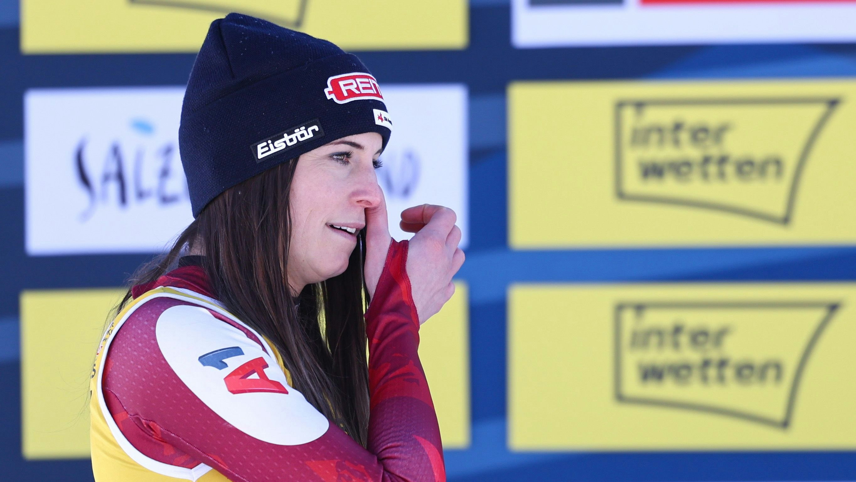 Ski-Ass Mirjam Puchner holt sensationell die Silbermedaille. 