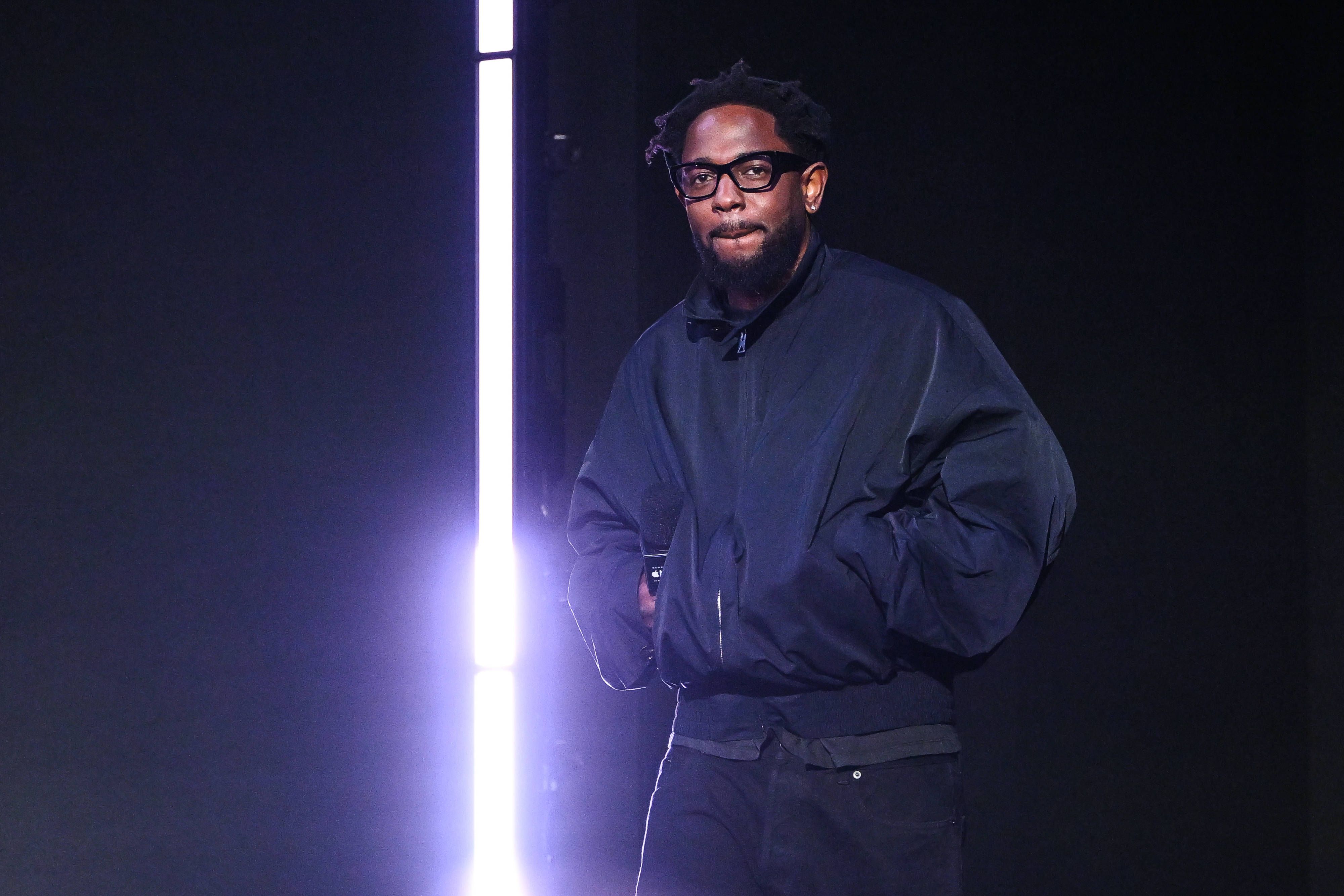 Kendrick Lamar macht sich bereit für den Super Bowl.