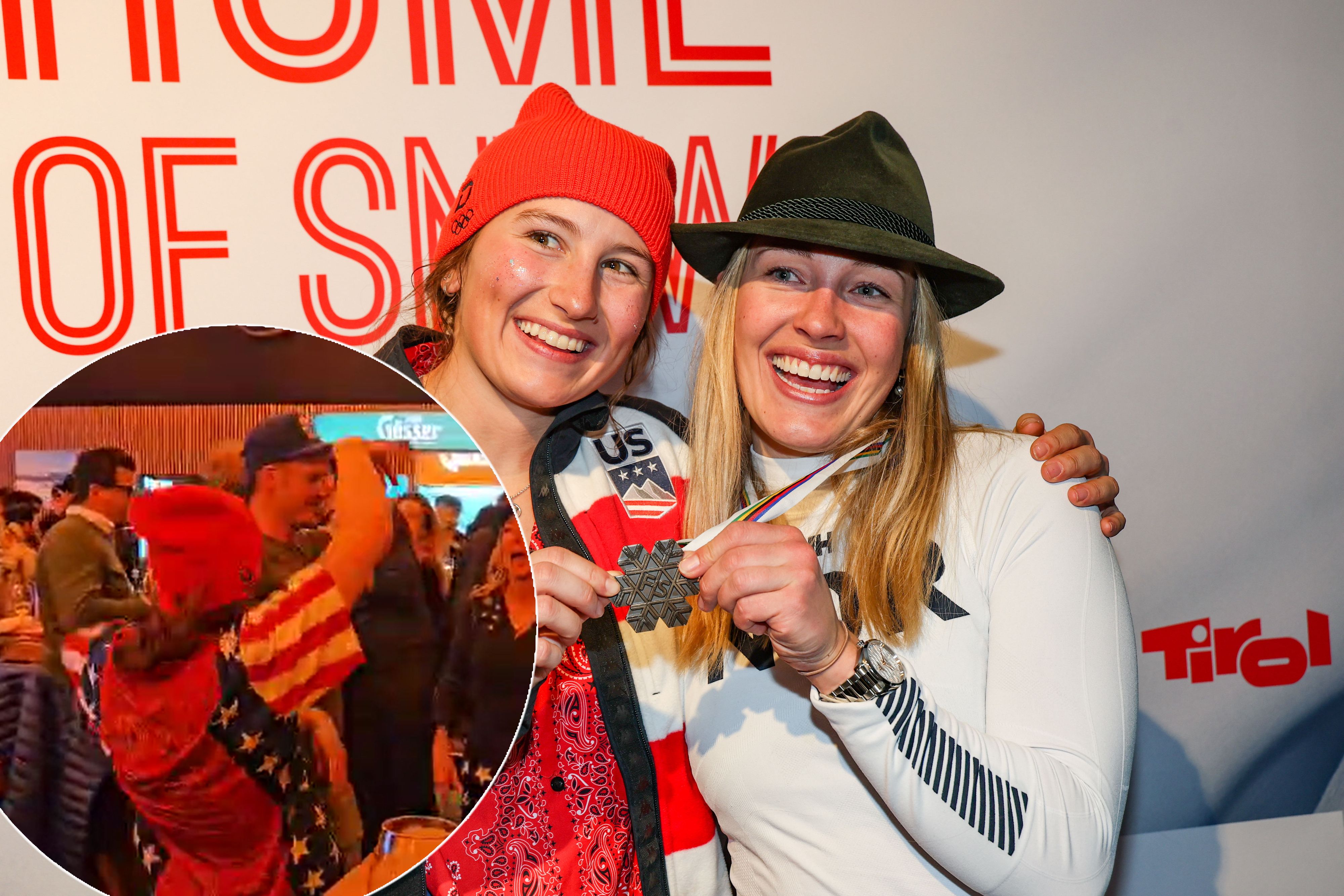 Lauren Macuga (US) feierte mit Kajsa Vickhoff Lie (Nor).