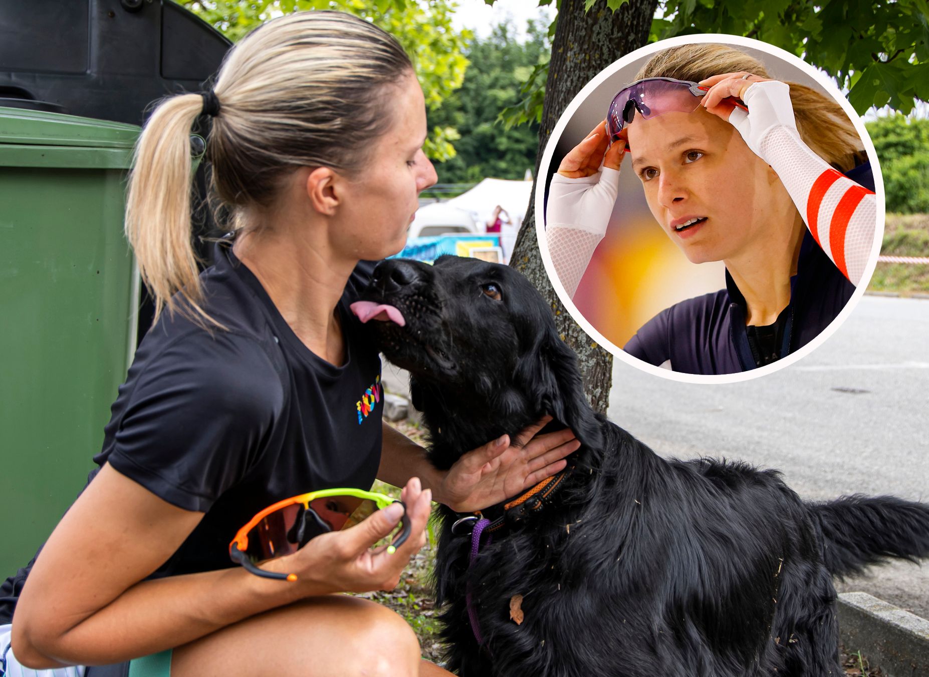 Vanessa Herzog mit Hund