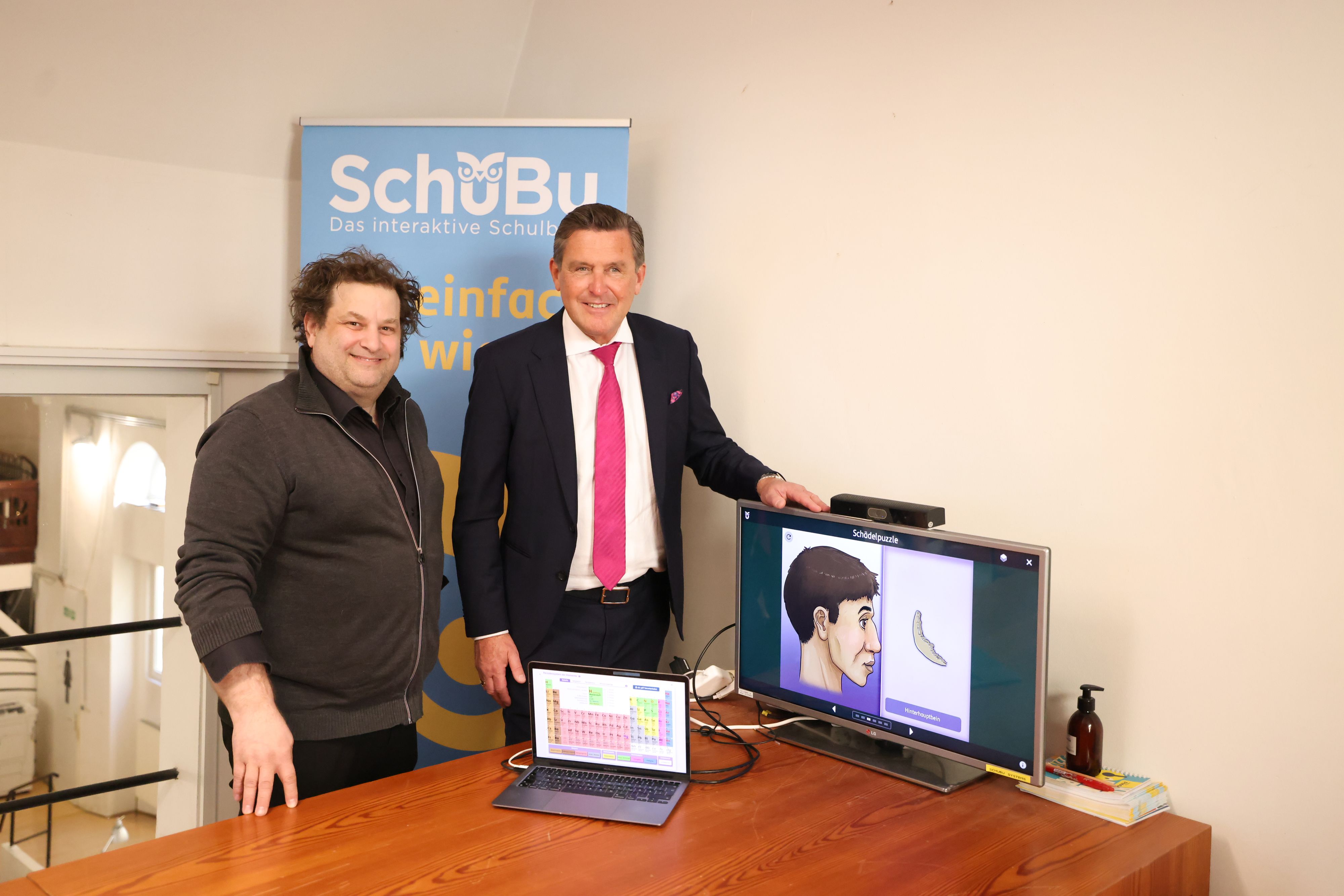 Ex-Stadtrat Peter Hanke (r.) mit 