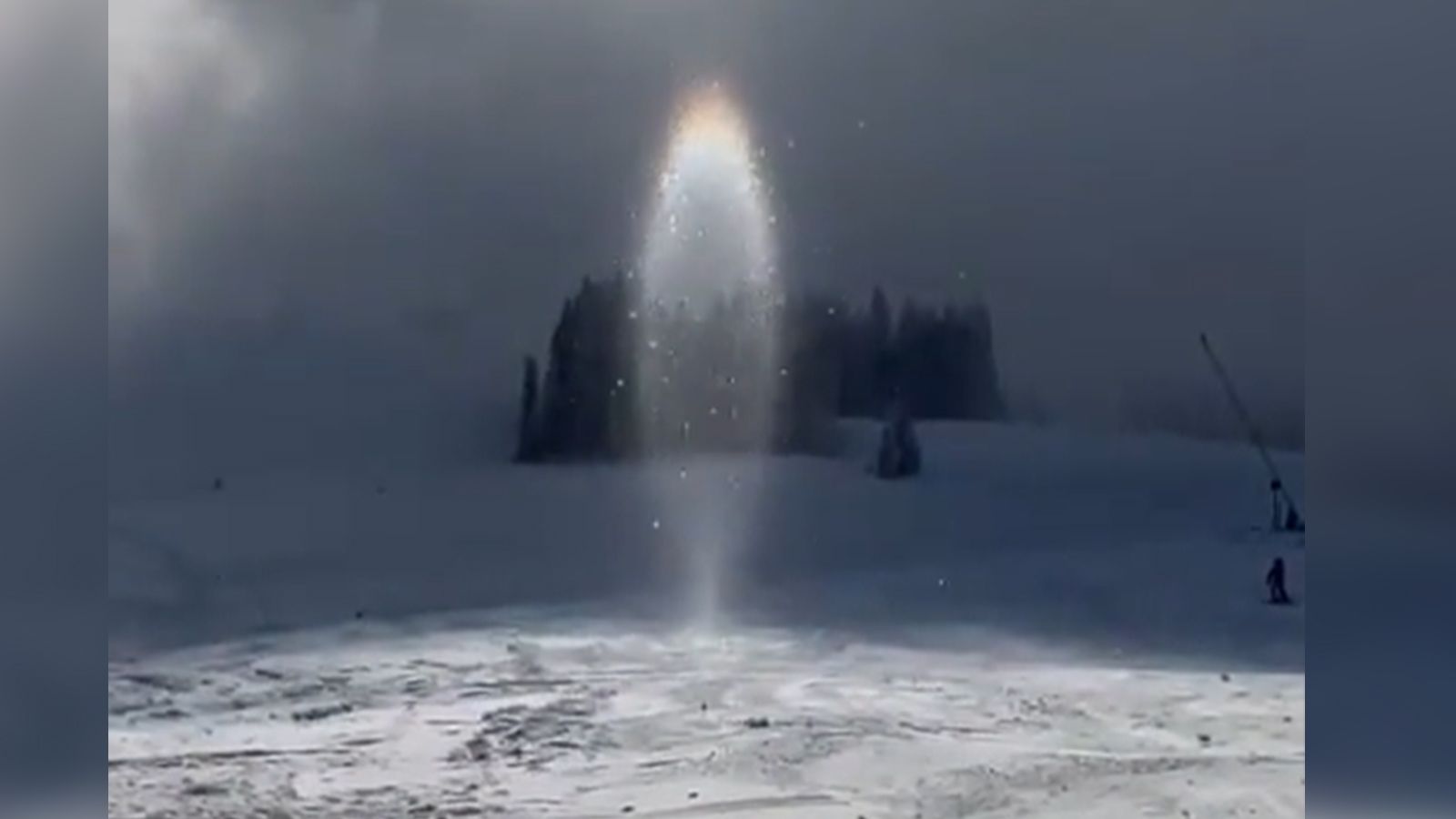 Das seltene Naturspektakel wurde am Wilden Kaiser gefilmt.