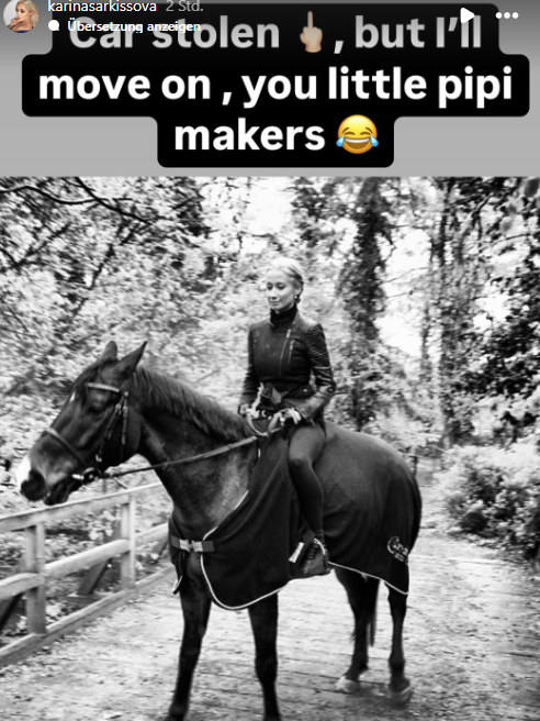 Diese Story postete Karina Sarkissova.