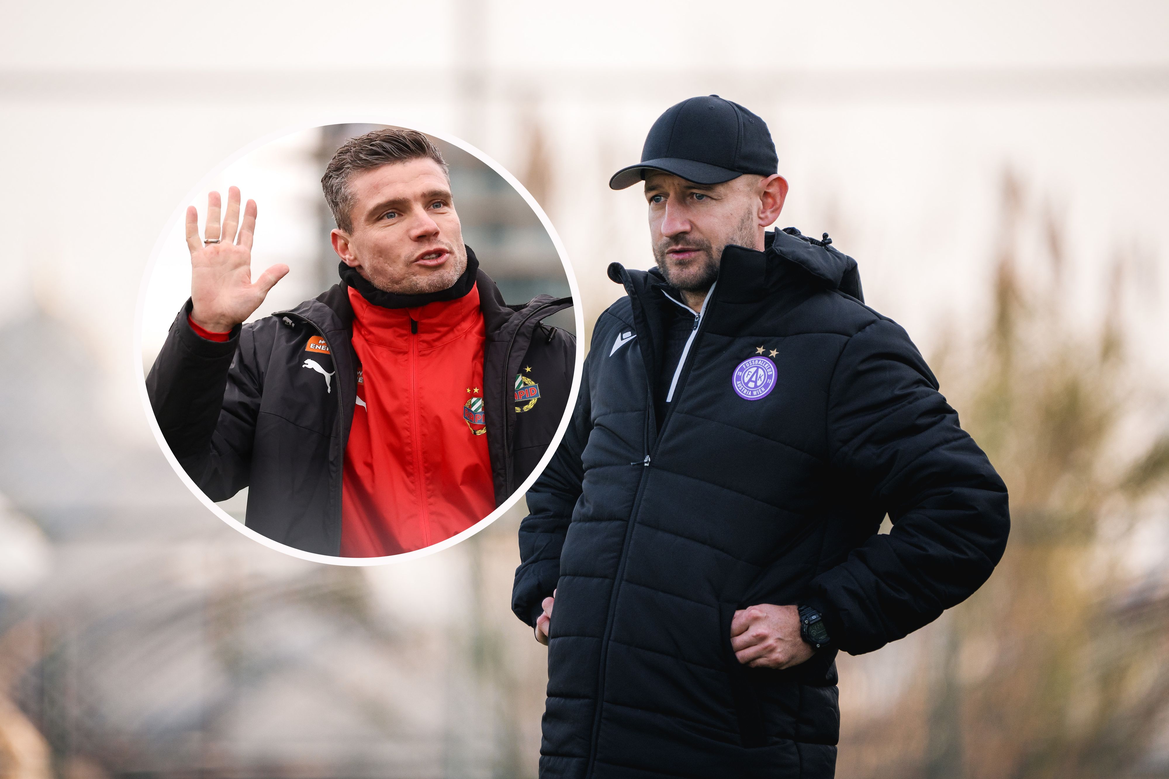 Robert Klauß (l.) und Stephan Helm sprechen über das pikante Duell.