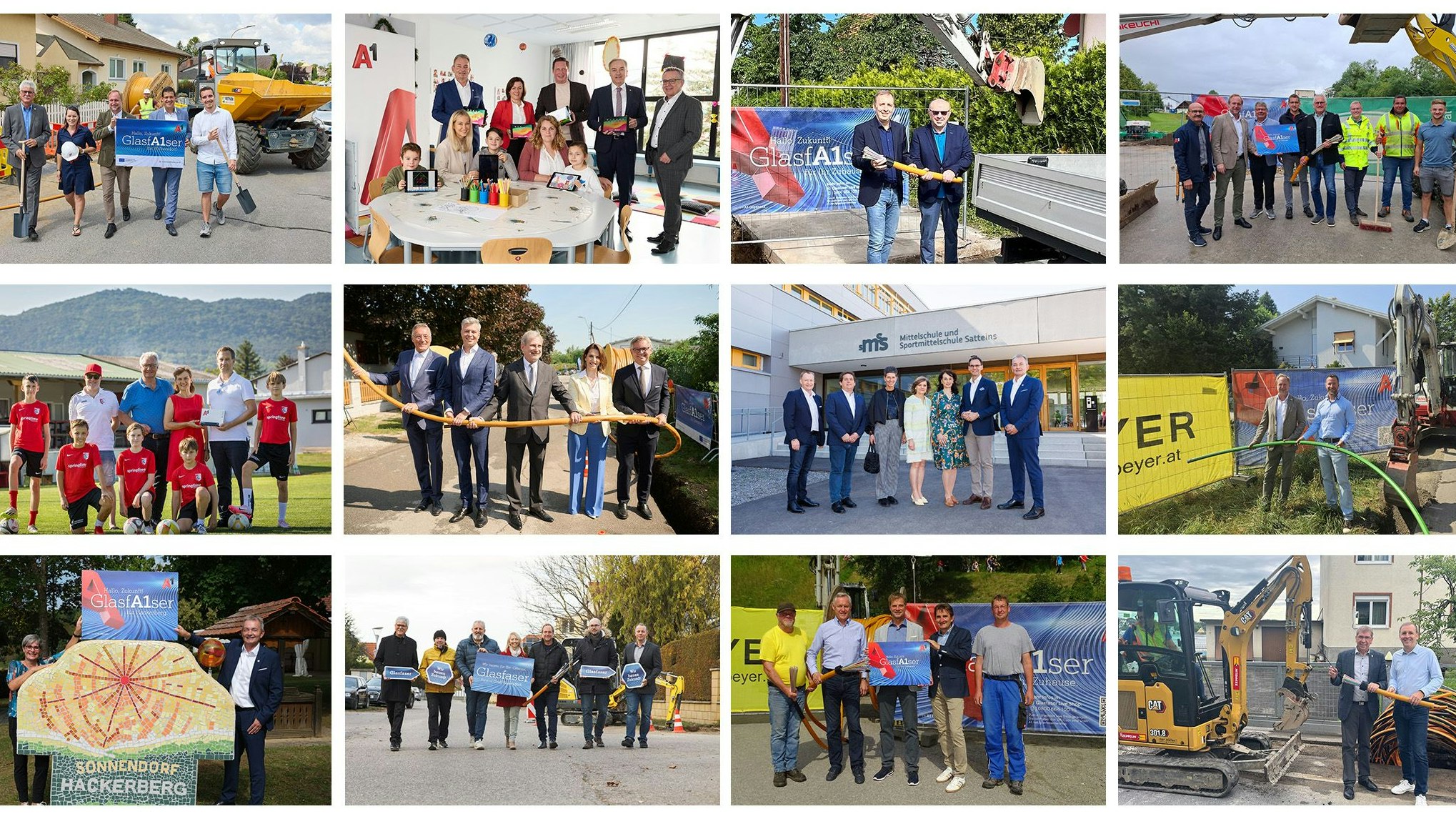 Das A1 Glasfasernetz ist auch im Jahr 2024 deutlich gewachsen. Das mit mehr als 76.000 Kilometern größte Breitbandnetz Österreichs wurde allein im Vorjahr um mehr als 3.300 Kilometer erweitert.