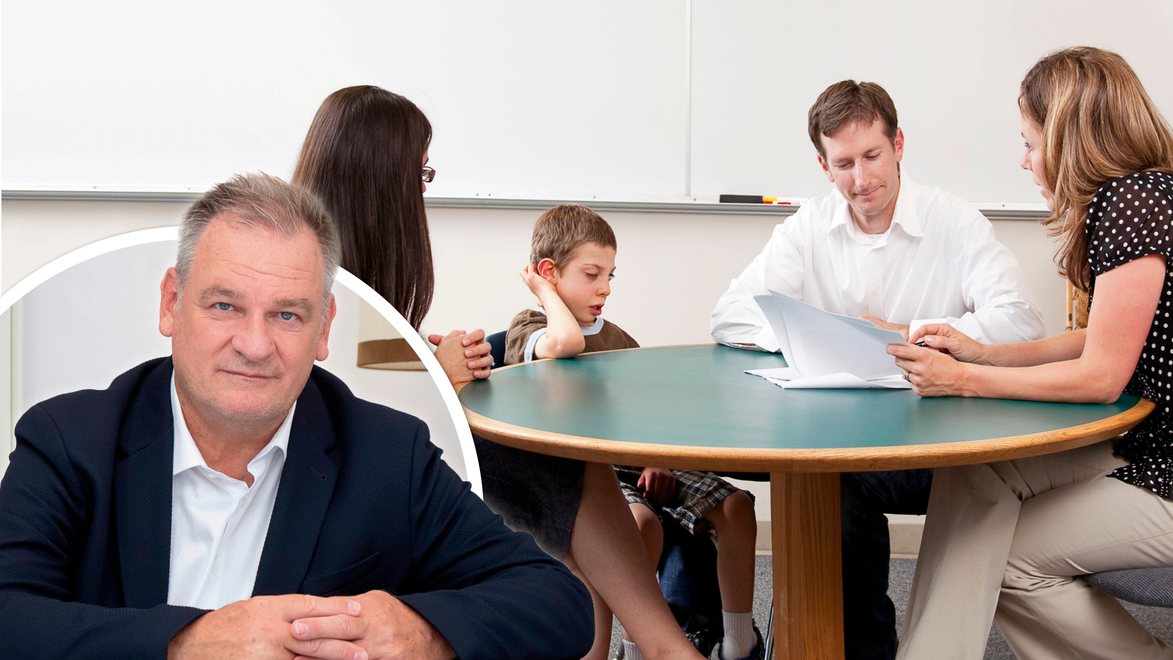 MS-Direktor Christian Klar berichtet über zunehmende Drohungen von Eltern (Symbolbild).