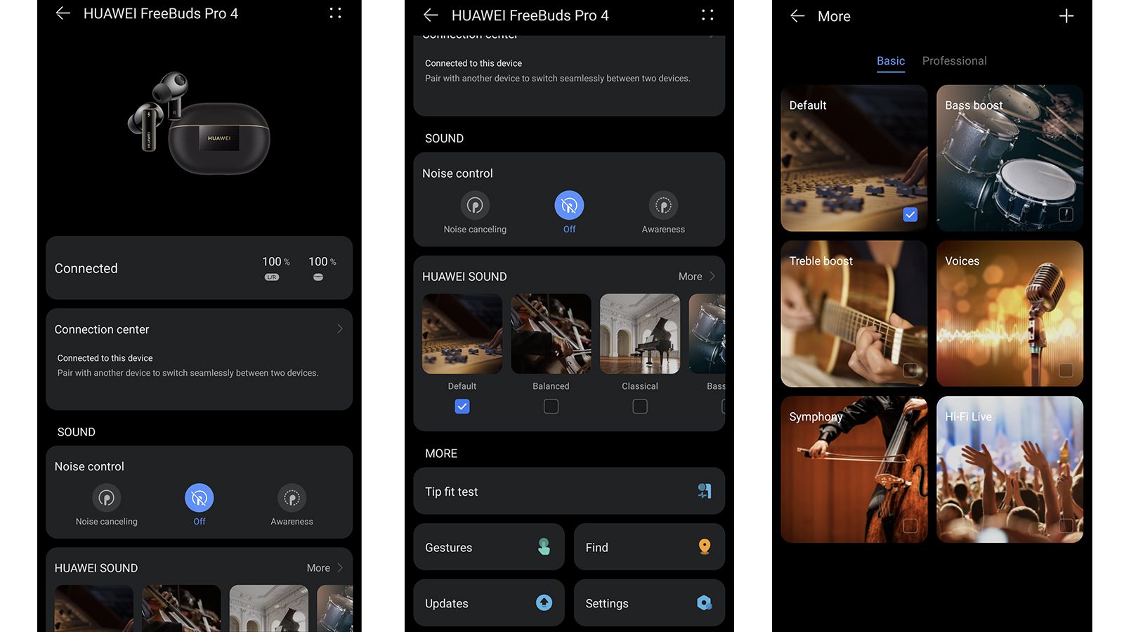 In der Huawei "AI Life"-App lassen sich die Funktionen der FreeBuds umfassend anpassen.