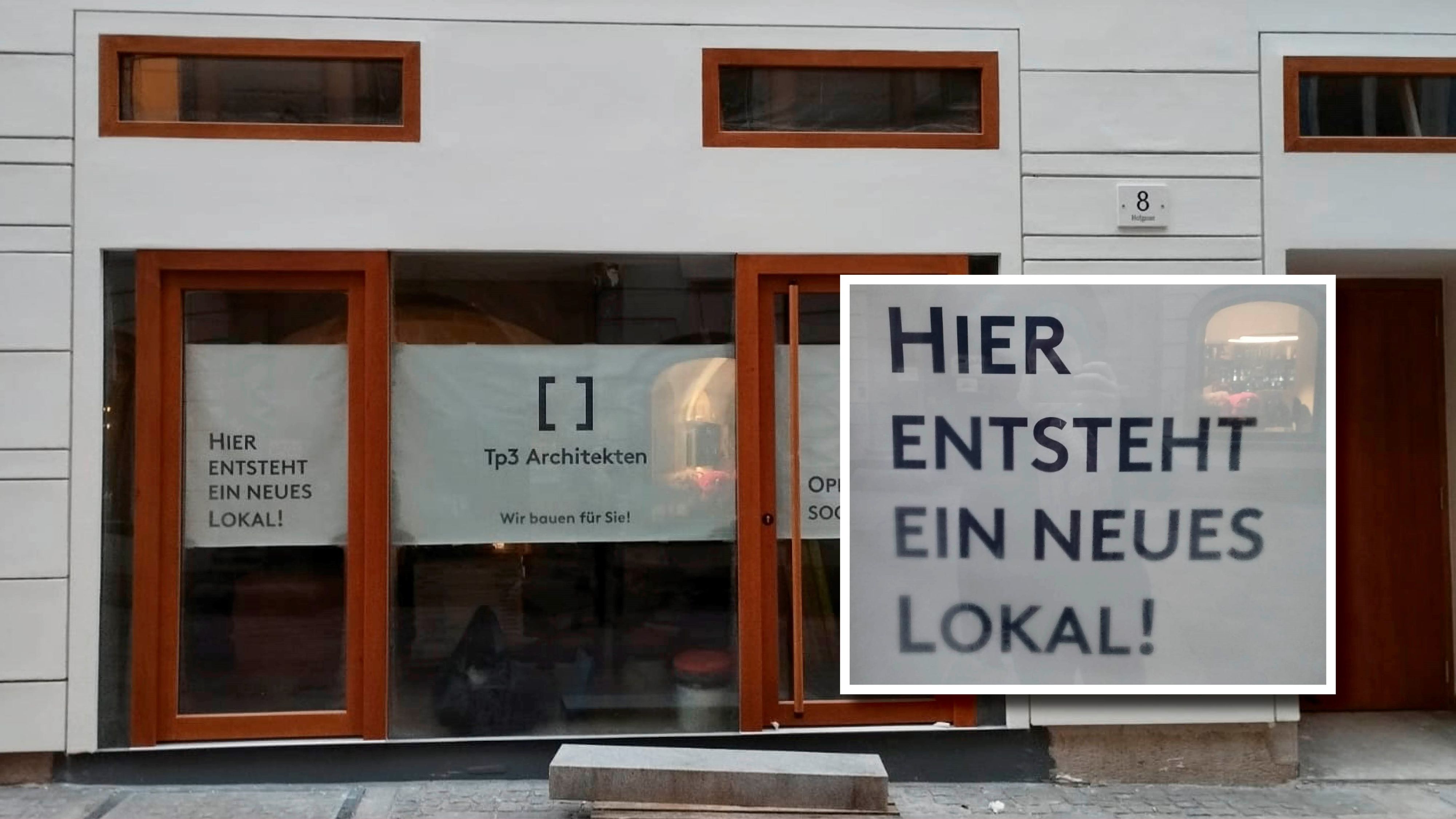 In der Linzer Hofgasse 8 wird derzeit gebaut, bald wird ein neues Restaurant eröffnet.