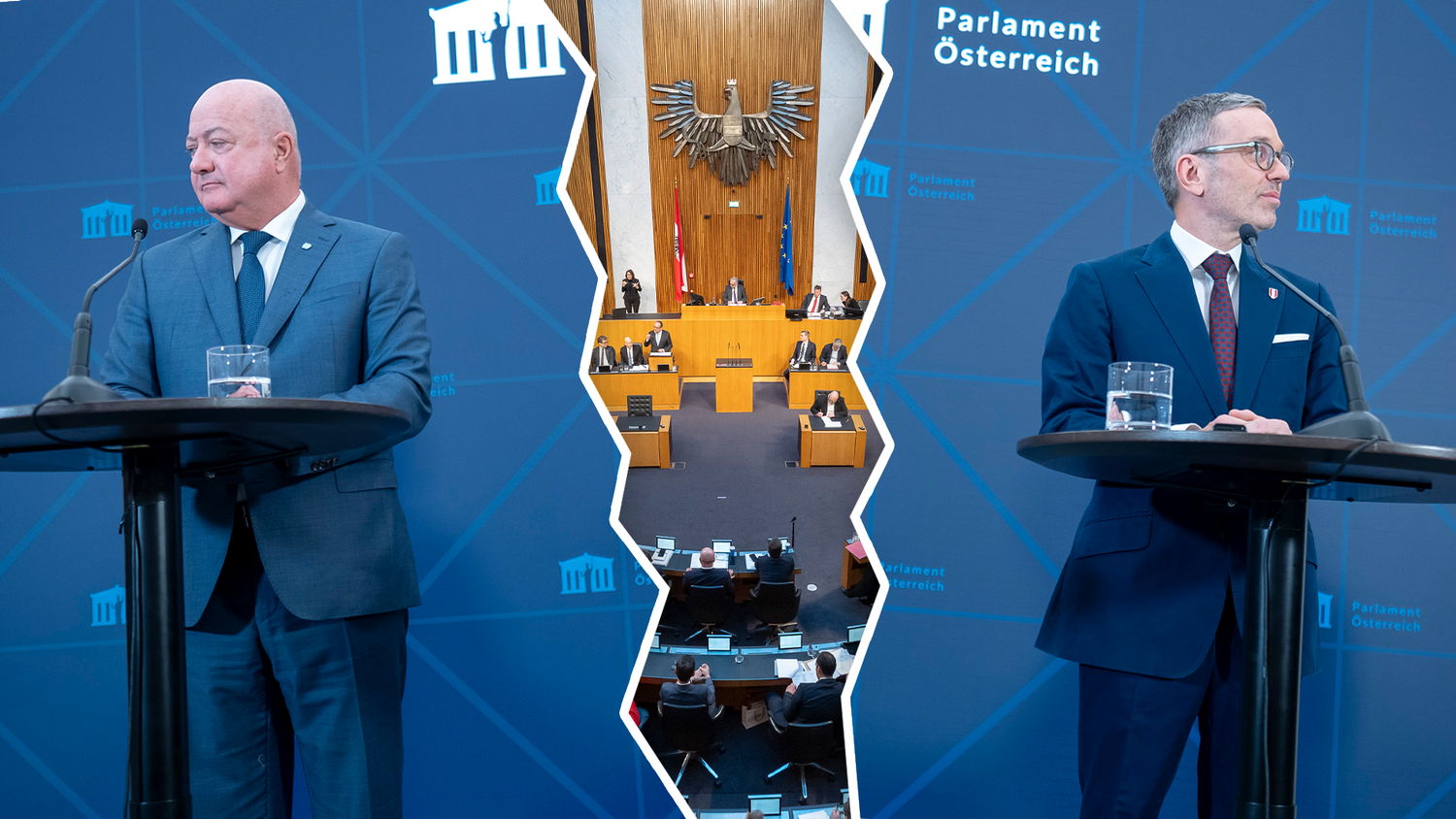 Die Gespräche zwischen Christian Stocker (ÖVP) und Herbert Kickl (FPÖ) sind gescheitert.